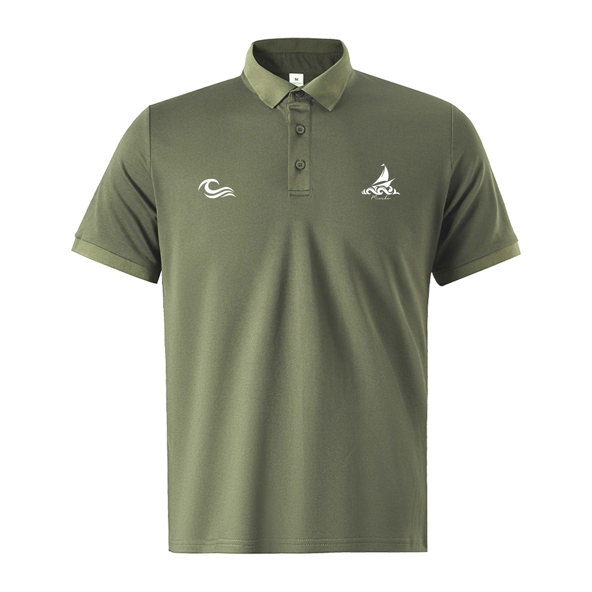 Áo polo nam form vừa 1896 Miucho Iconic vải cá sấu đứng form thoáng mát in artwork_thumbnail_0