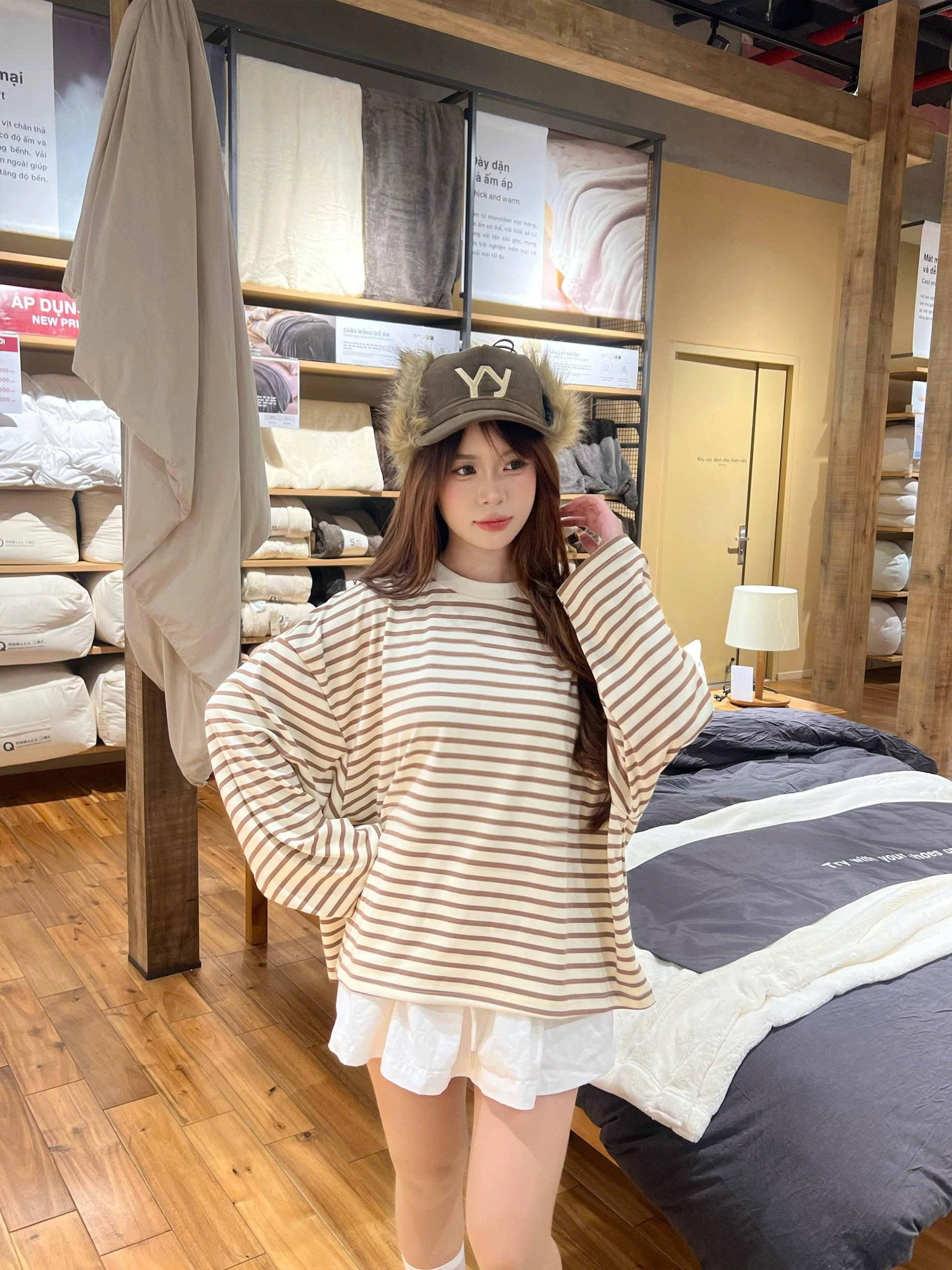 Áo tay dài form boxy Miucho cổ tròn vải thun rib thoáng mát AT00055_thumbnail_8