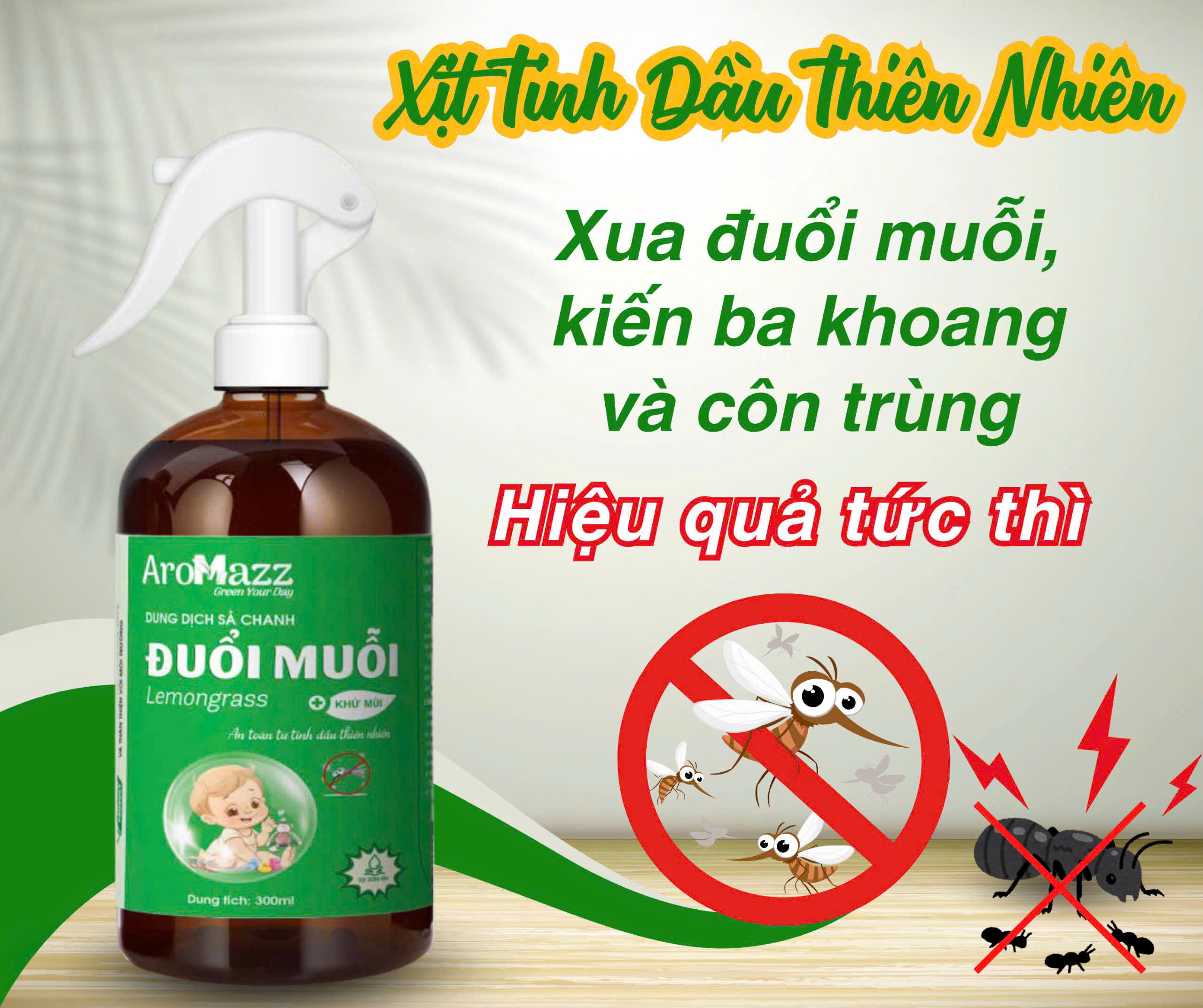 Combo 2 Bình Xịt ĐUỔI MUỖI AroMazz_thumbnail_3