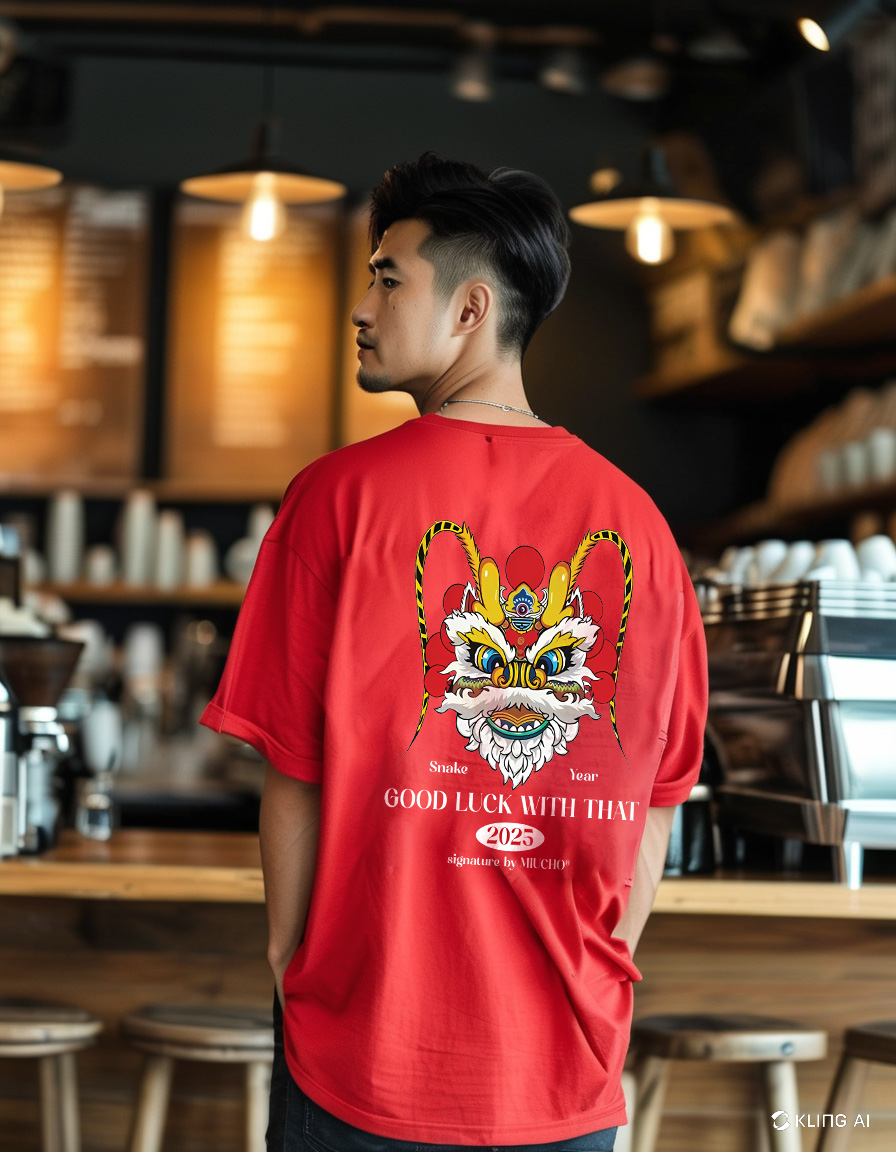 Áo phông nam form rộng 1874 Miucho Iconic vải cotton 4c thoáng mát cổ tròn in mix_thumbnail_5