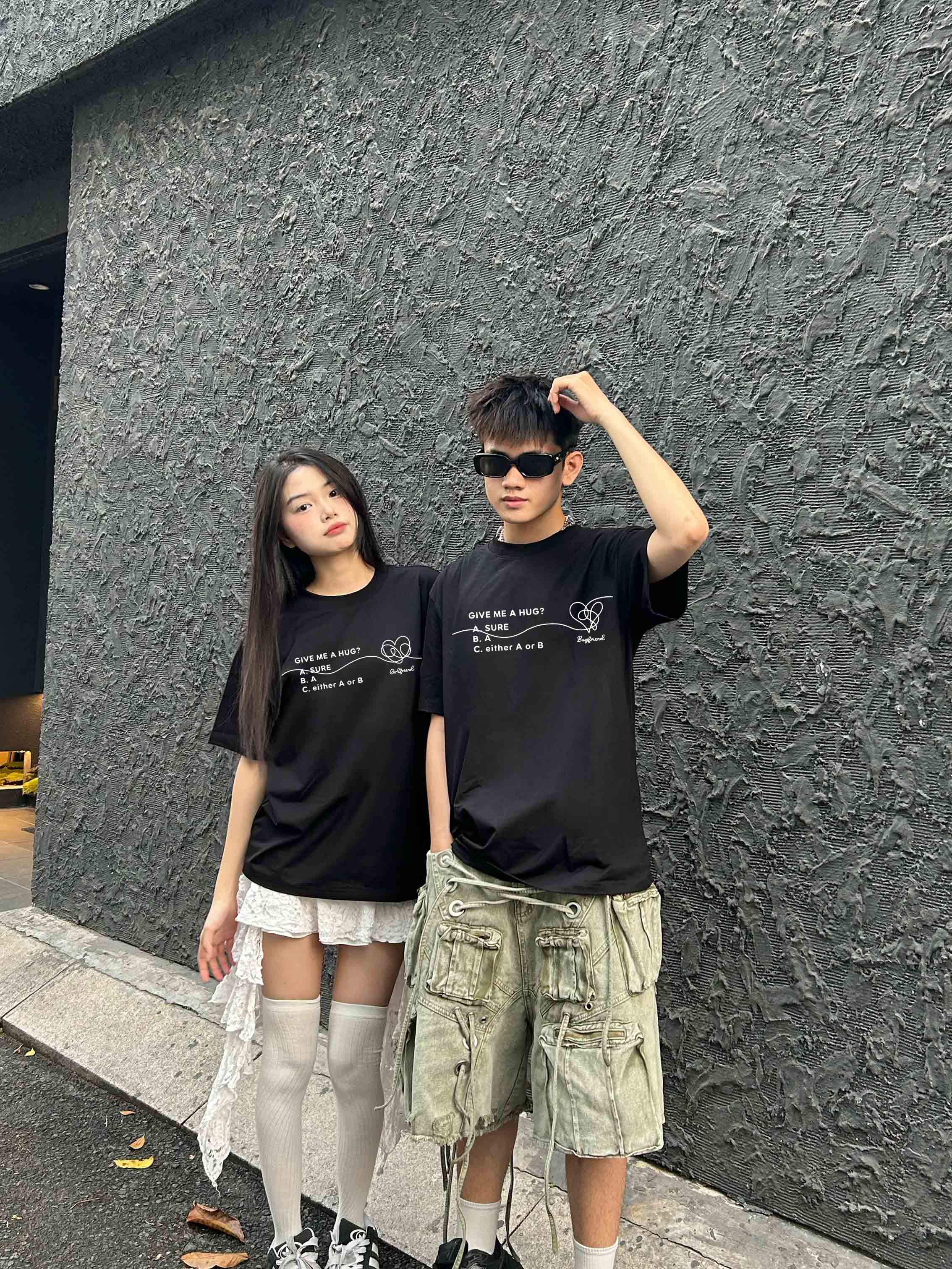 Áo phông đôi nam nữ form rộng 1971 Miucho Club cổ tròn vải cotton 2c 250gsm in mix_thumbnail_6