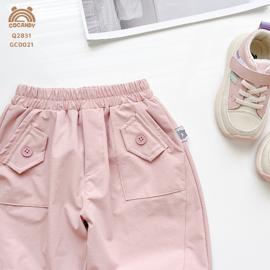 Quần dài HỒNG bo gấu 2 nắp túi cúc_thumbnail_2