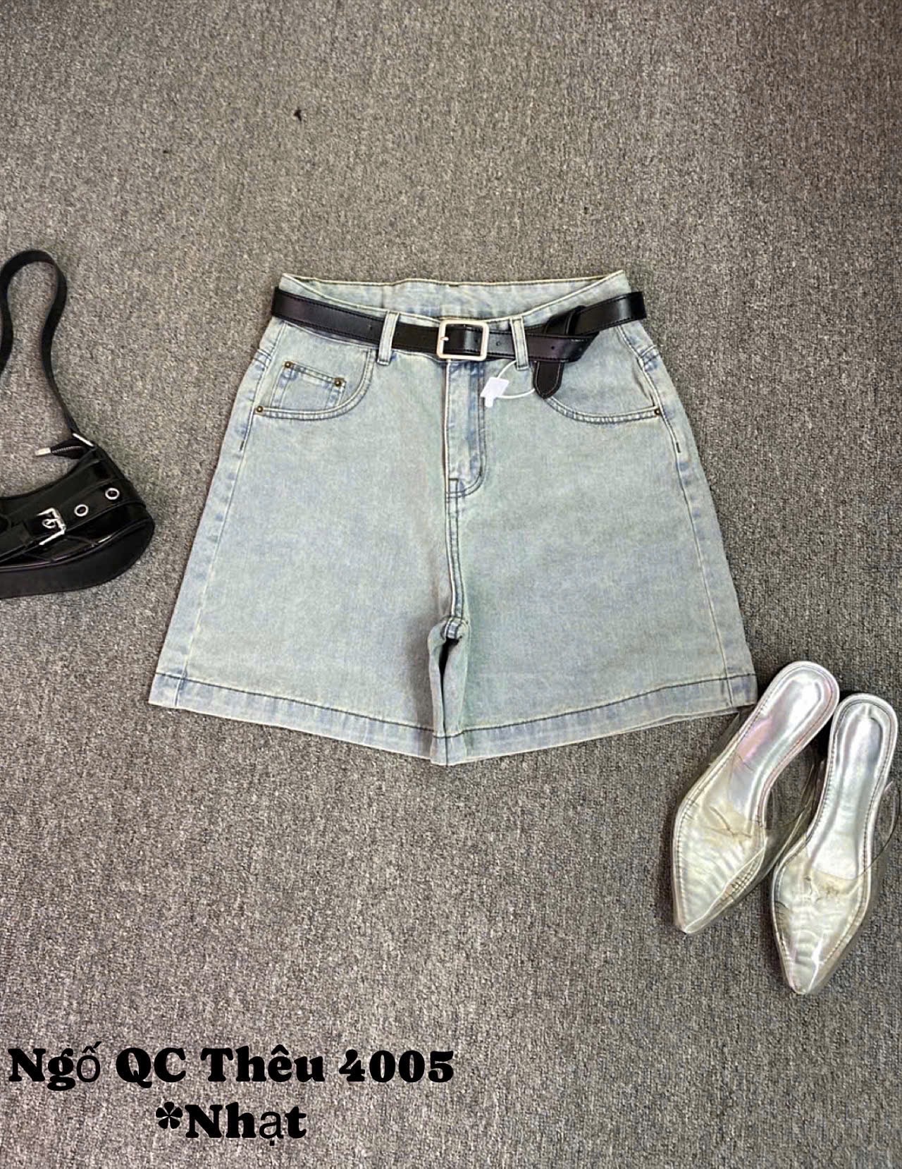 Quần short lửng ngố thêu cún basic bigsize QSJ4005 dành cho nàng béo mập từ 55-90kg_thumbnail_3