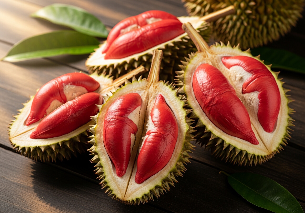 Sầu Riêng Ruột Đỏ Là Gì? Giá Bao Nhiêu? Hương Vị & Cách Nhận Biết