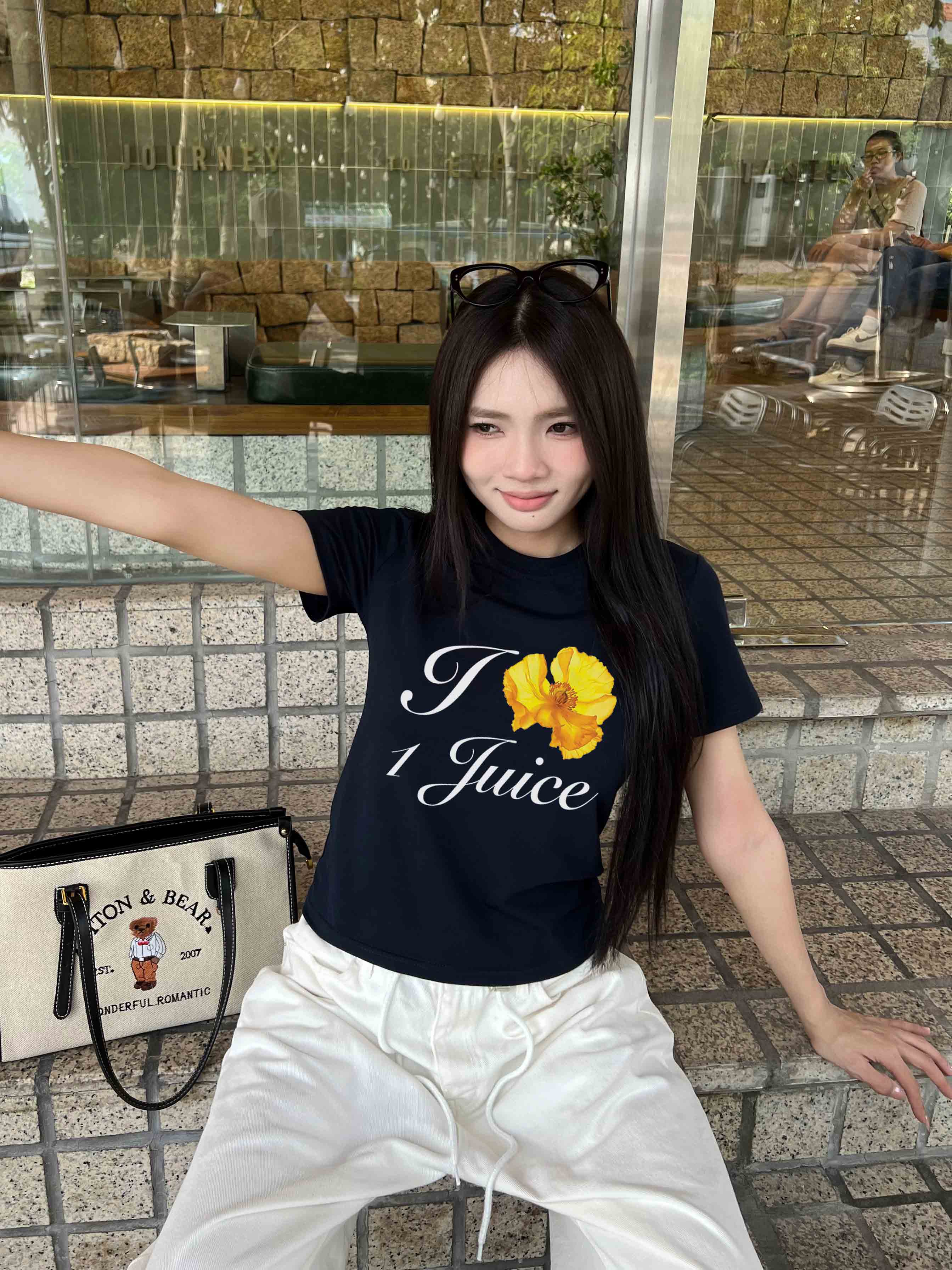 Áo Thun baby tee form ôm 2266 Miucho vải cotton co giãn thoáng mát in mix_thumbnail_3