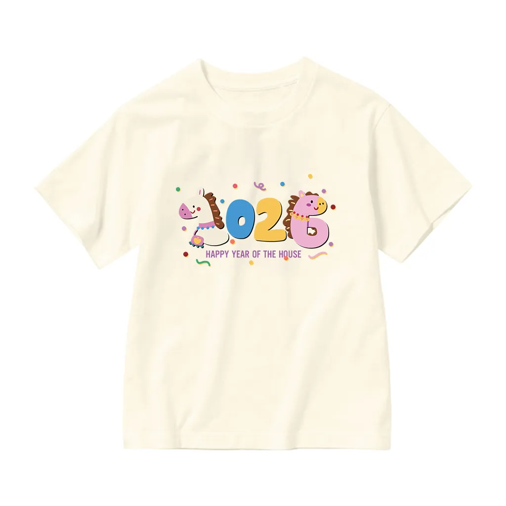 Áo thun bé trai bé gái Tết 2026 Kado vải cotton thoáng mát mềm mại 2953_thumbnail_9