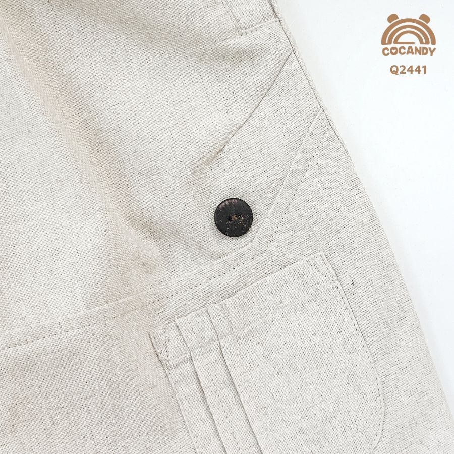 Quần dài BE túi xếp ly bo gấu_thumbnail_3