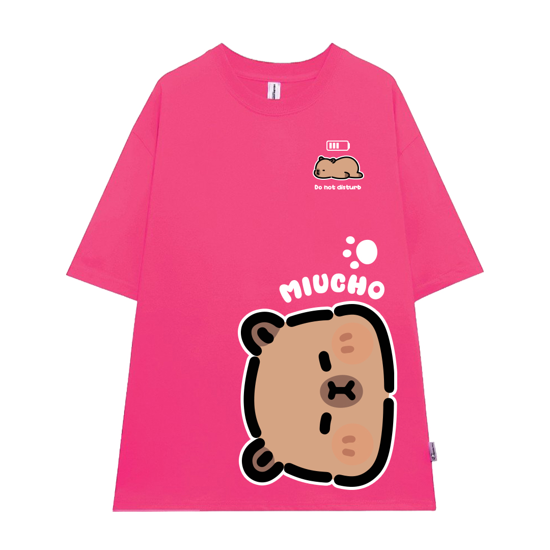 Áo thun Capybara form rộng local brand ATD1222 Miucho tay ngắn cổ tròn in mix_thumbnail_10