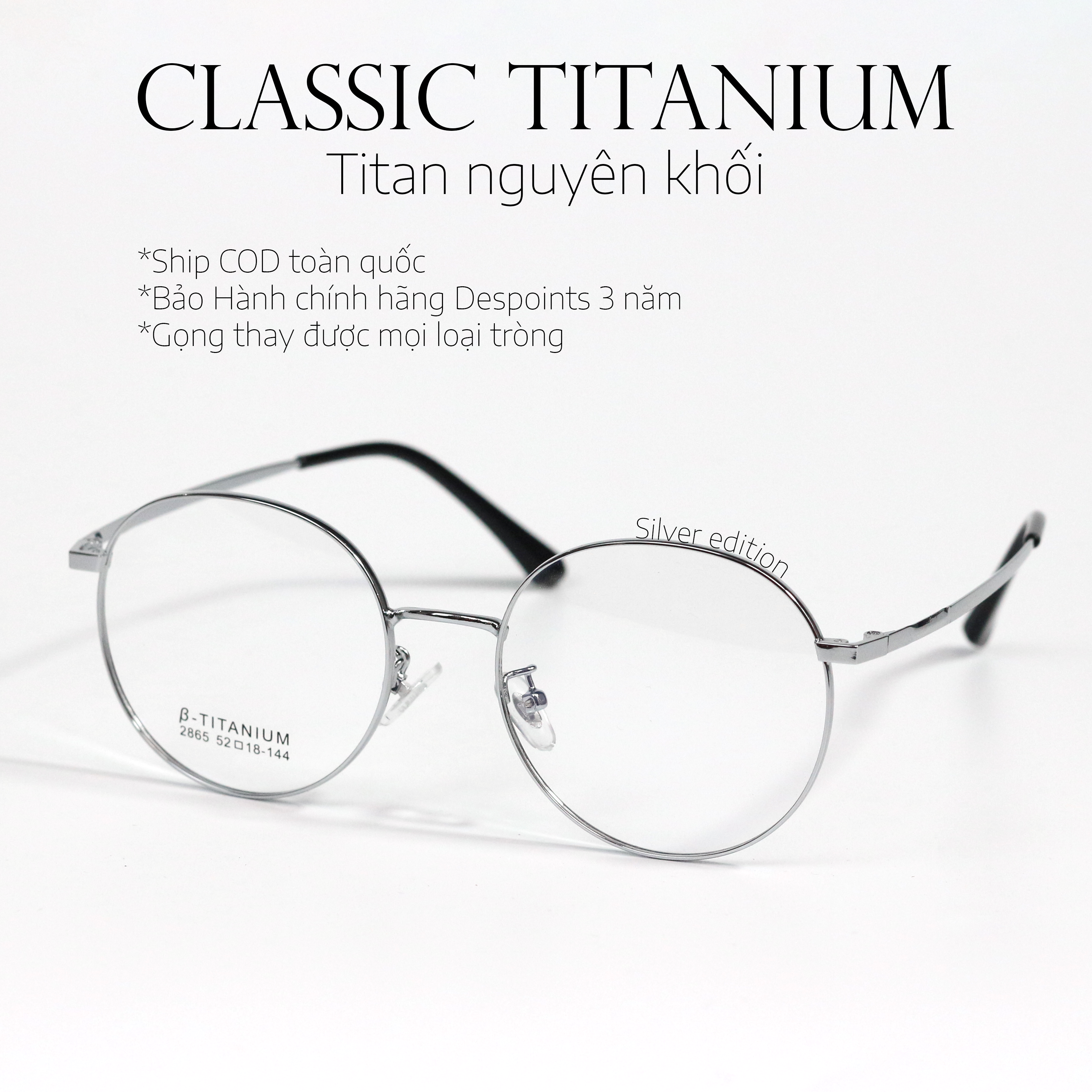 Classic Titanium Eyewear Oval Model