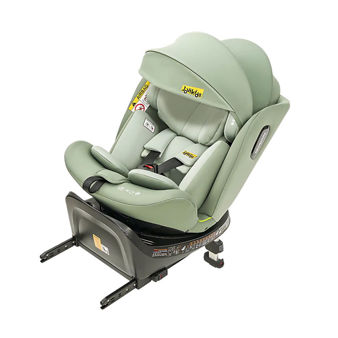 Ghế ô tô xoay 360 độ có chân chống i-Size Jovikids Ranger 40-150cm [NHẬP CODE 