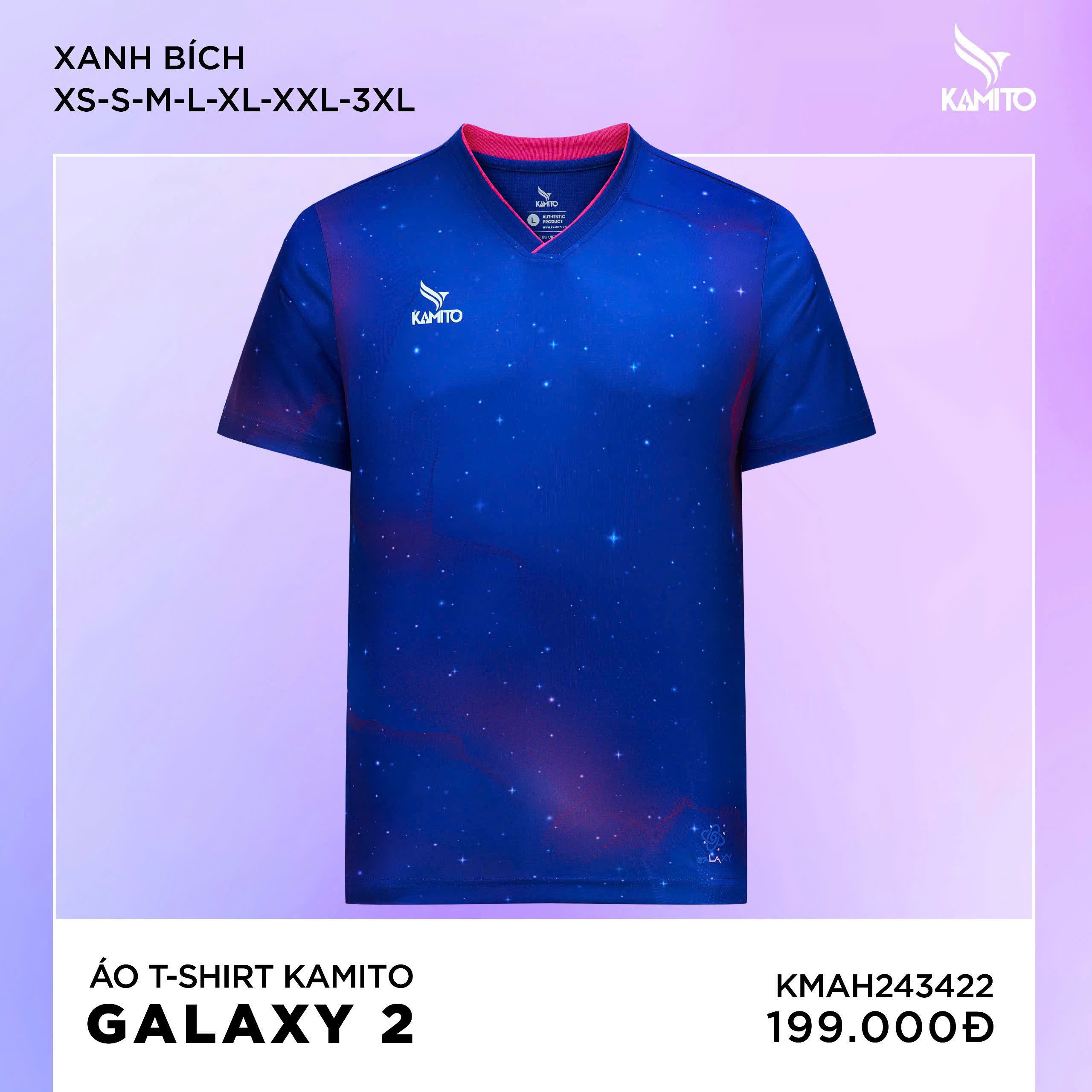 Áo cầu lông/pickleball kamito galaxy 2 - Chính hãng (nhận đặt từ 5 áo)_thumbnail_1