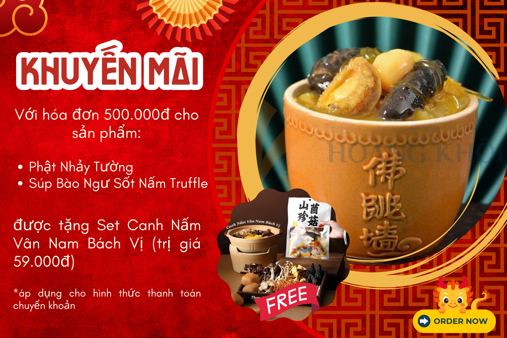 ƯU ĐÃI BẤT NGỜ CHO HÓA ĐƠN 500.000đ