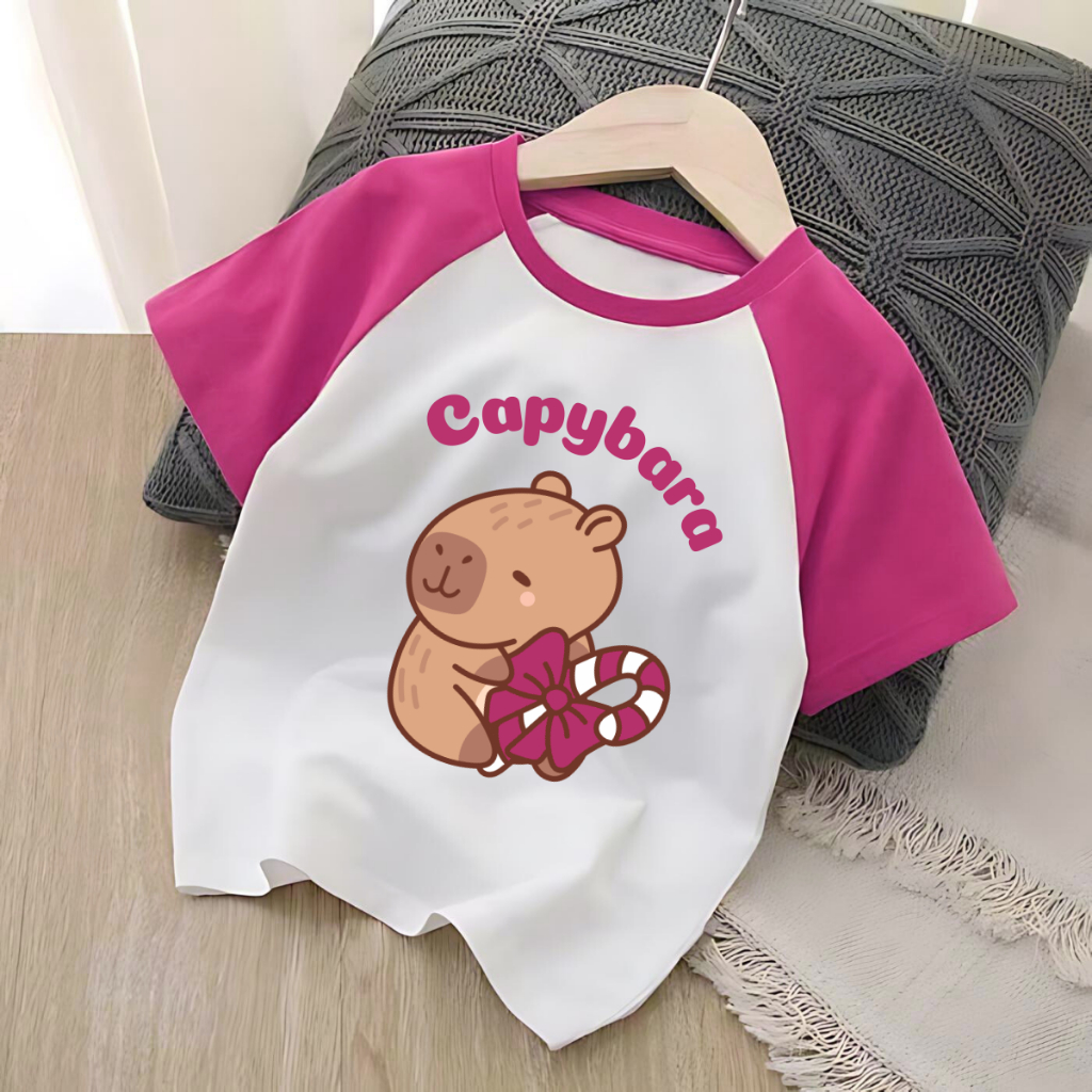 Áo thun trẻ em in hình Capybara - Loza Kids G0207_thumbnail_5