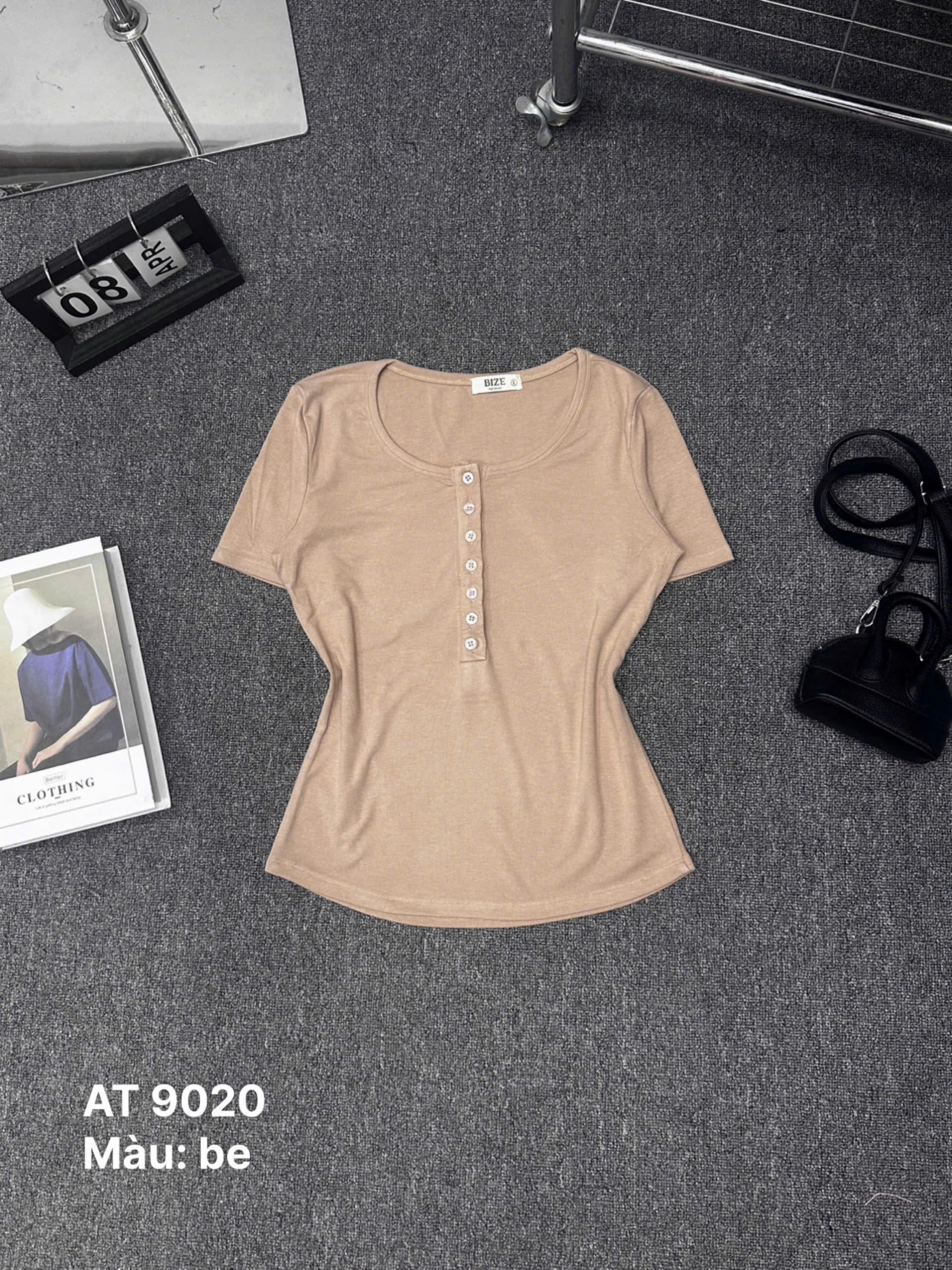 Áo thun tay ngắn phối nút kiểu bigsize AT9020 dành cho nàng béo mập từ 55-90kg_thumbnail_14