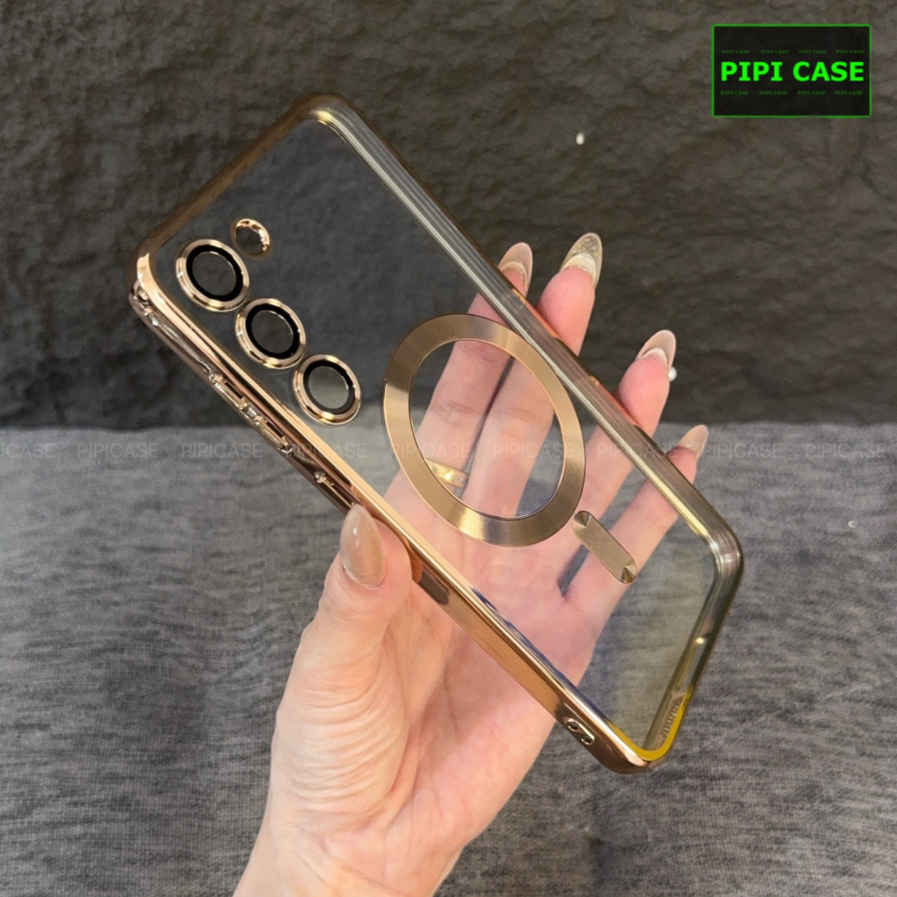 Ốp Lưng Samsung S23 Plus 5G - Ticker - Vàng