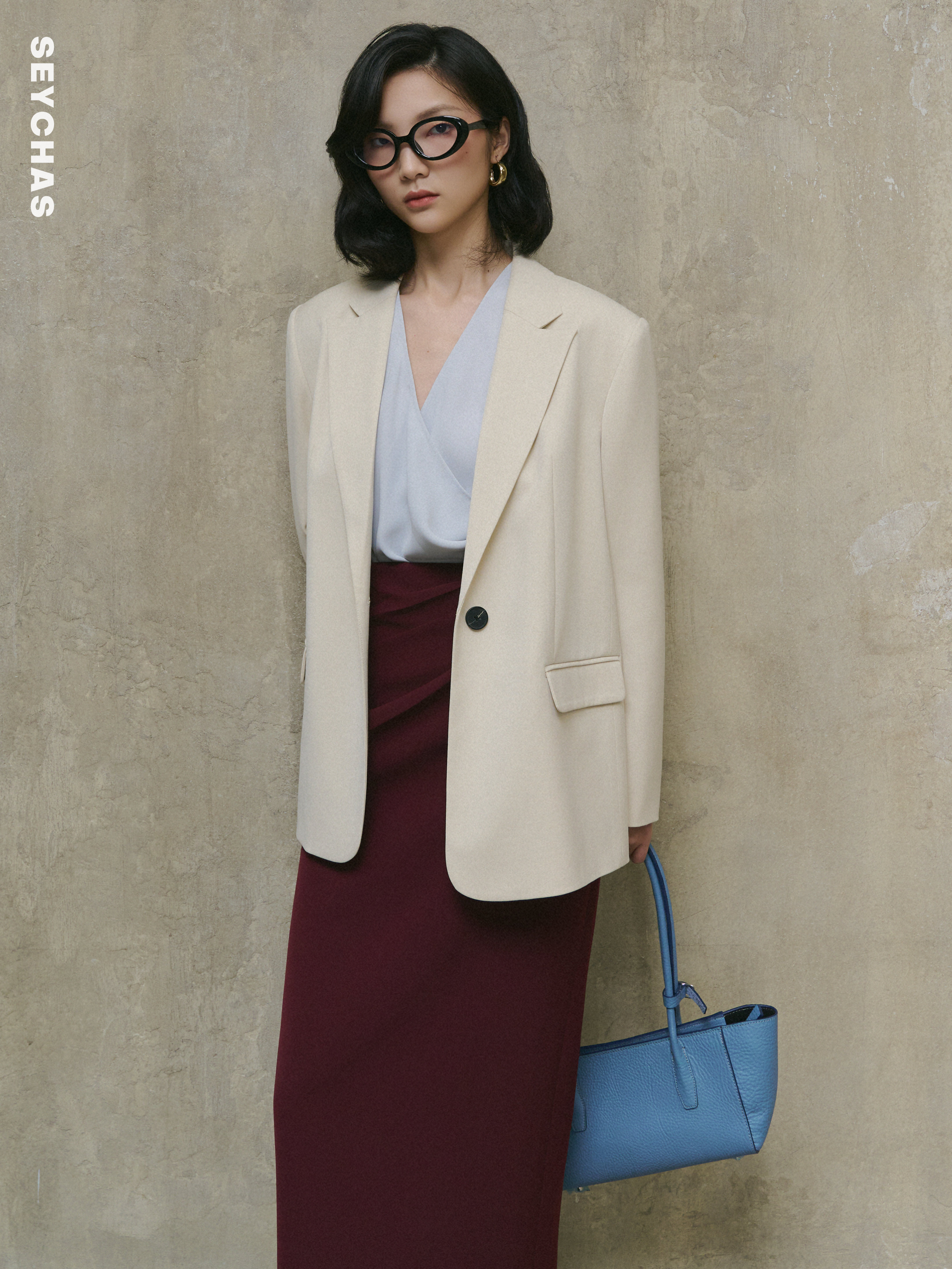 PURELINE BLAZER - Cream_thumbnail_0