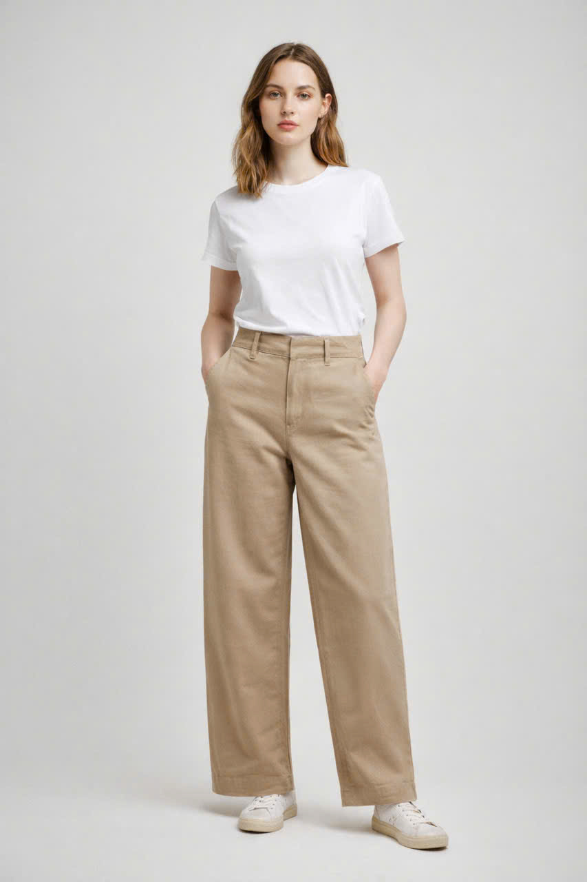 Quần Kaki UNIQLO Màu Be