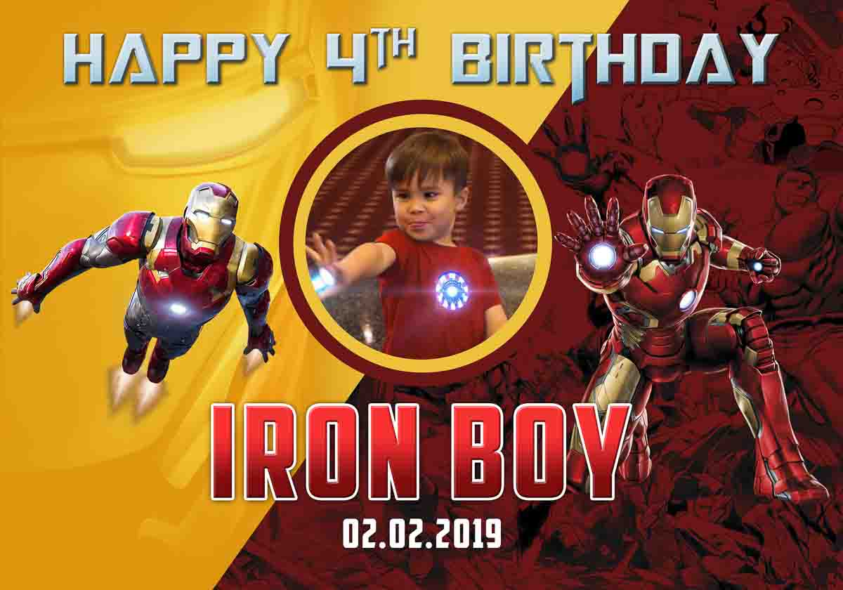 Iron man Theme Birthday Tarp_thumbnail_2