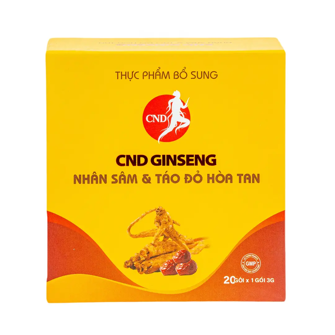 Nhân sâm CANADA và táo đỏ hòa tan