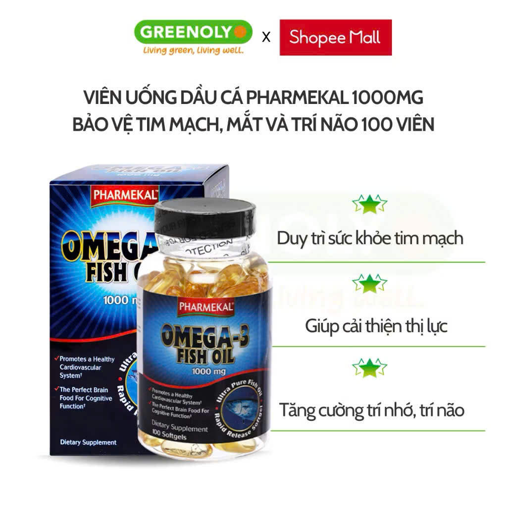 Dầu Cá Pharmekal Omega-3 Fish Oil 100 Viên_thumbnail_10