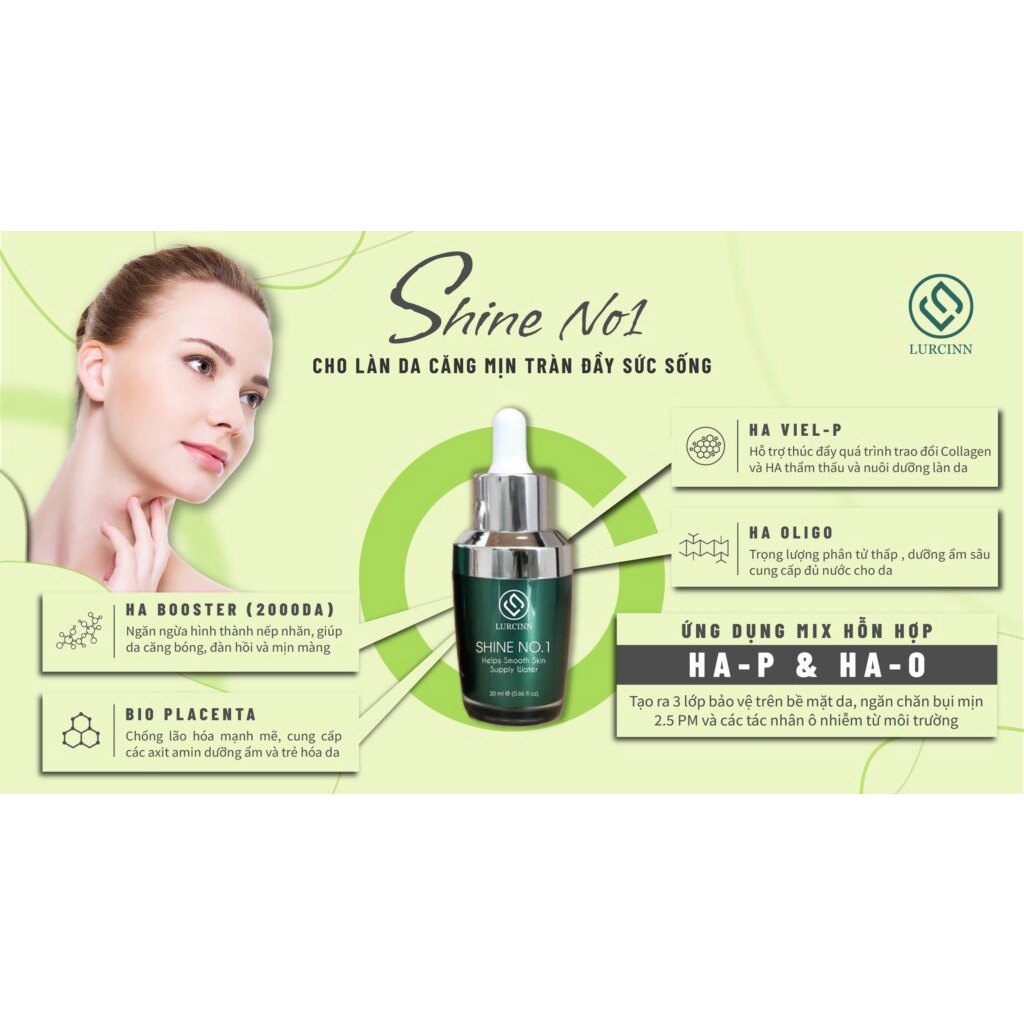 Serum Căng Bóng HA Shine No 1 Lurcinn - Shinning Plus 20ml_thumbnail_4