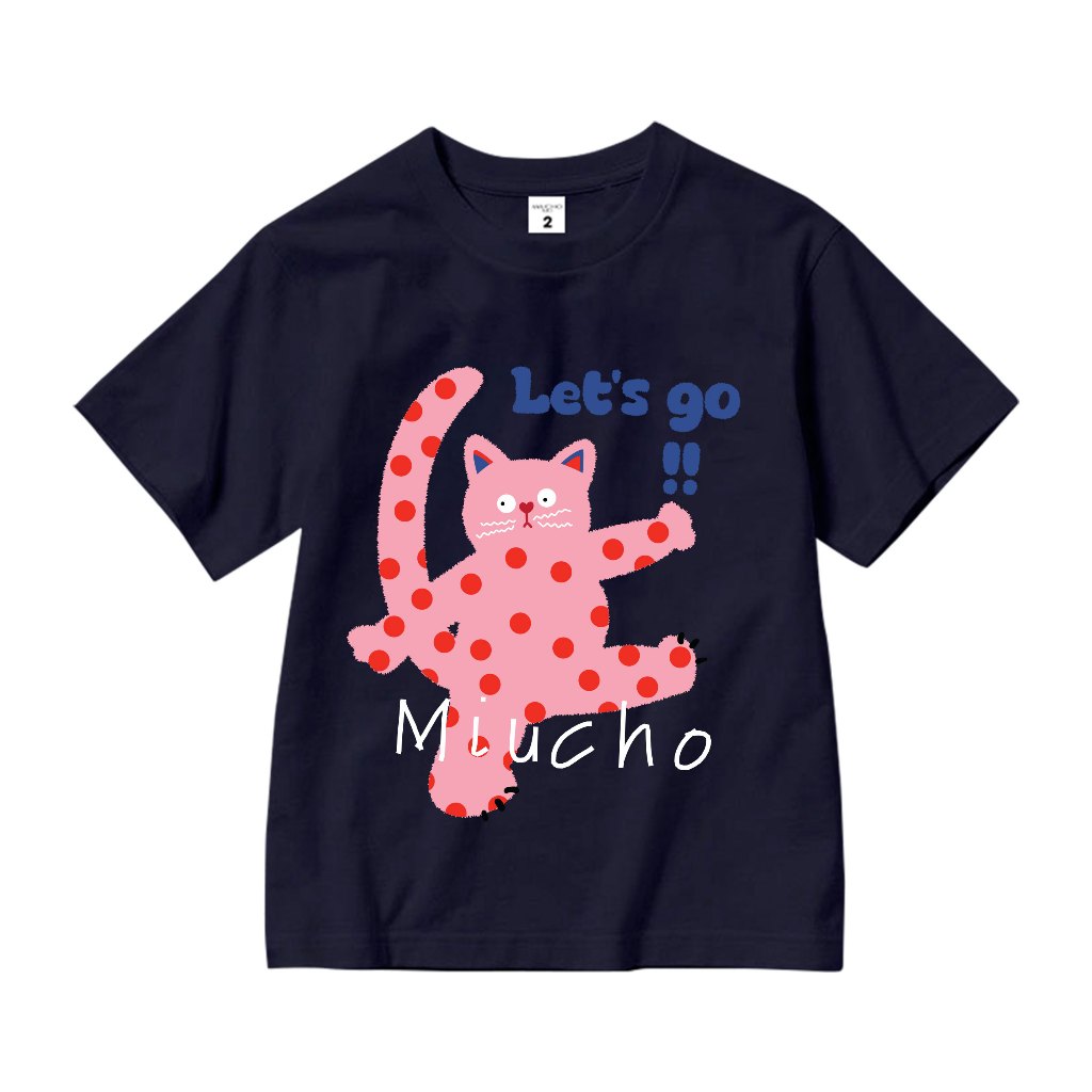 Áo thun cho bé gái hoạt hình form rộng AED1178 Miucho Kid tay ngắn cổ tròn in graphic_thumbnail_12