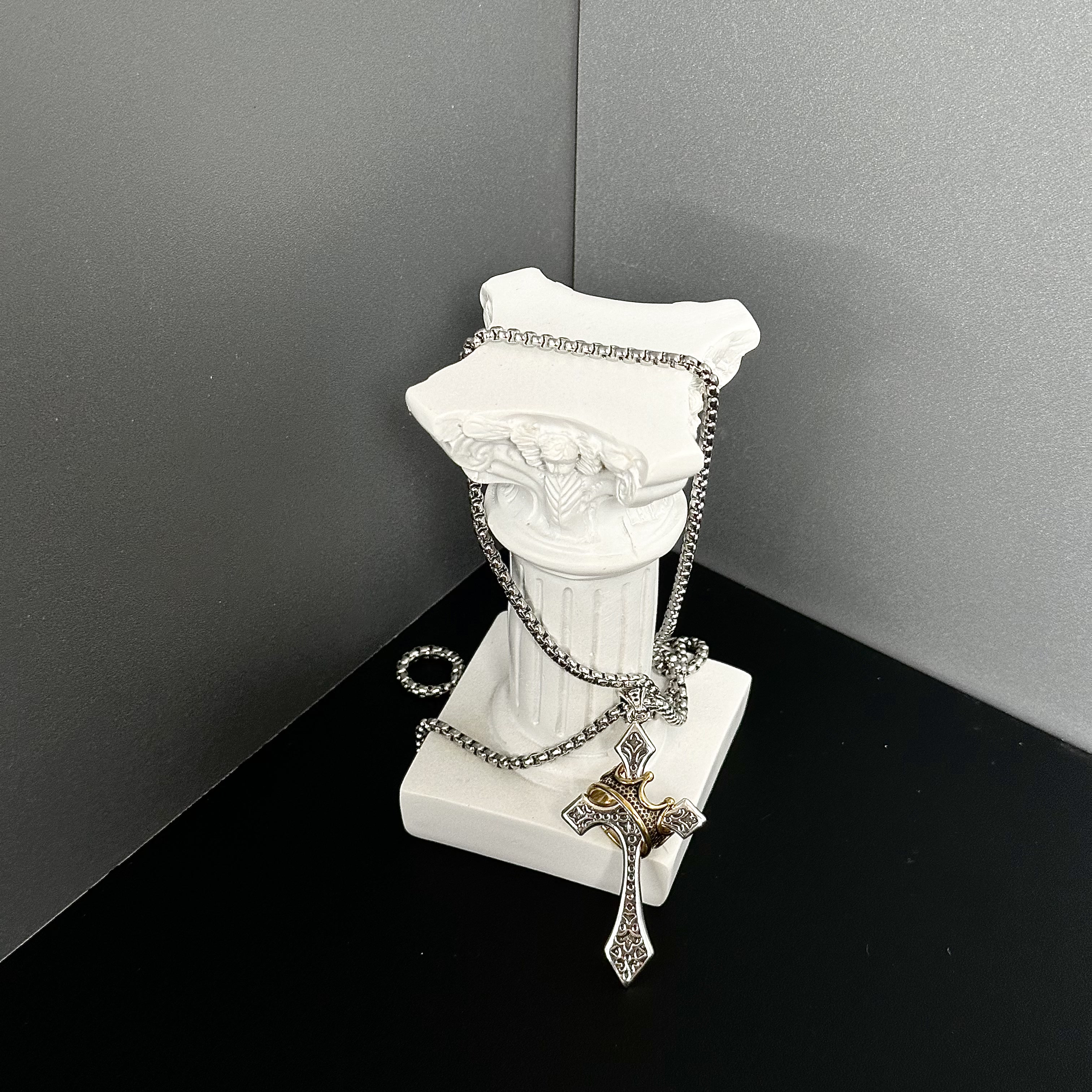 Dây chuyền Crown and Cross_thumbnail_0