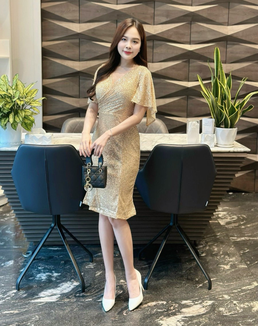 Đầm dạ hội kim sa đuôi cá tay cánh tiên_thumbnail_2