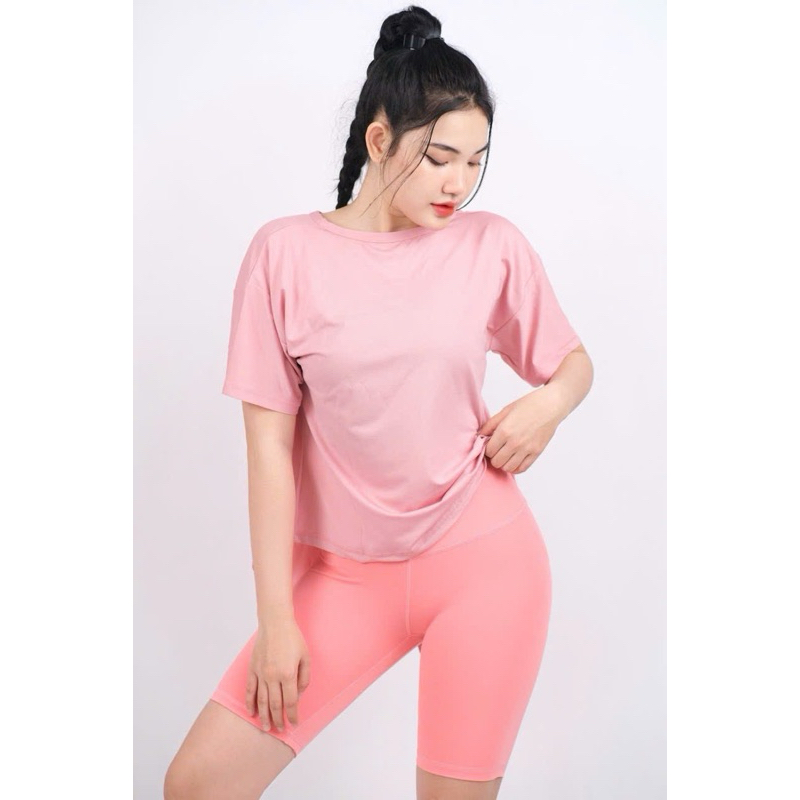 Áo Tanktop Thể Thao Tay Ngắn Lưng Cột Form Rộng_thumbnail_2