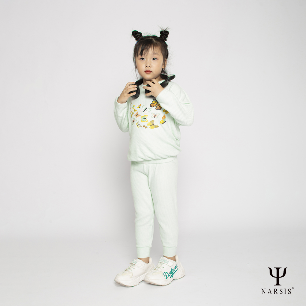 BỘ THU ĐÔNG BÉ GÁI NARSIS DÀI TAY PHỐI MÀU CỰC ĐẸP CHẤT COTTON LEN ẤM ÁP KM2033 NARSIS VẢI LEN CO..._thumbnail_0