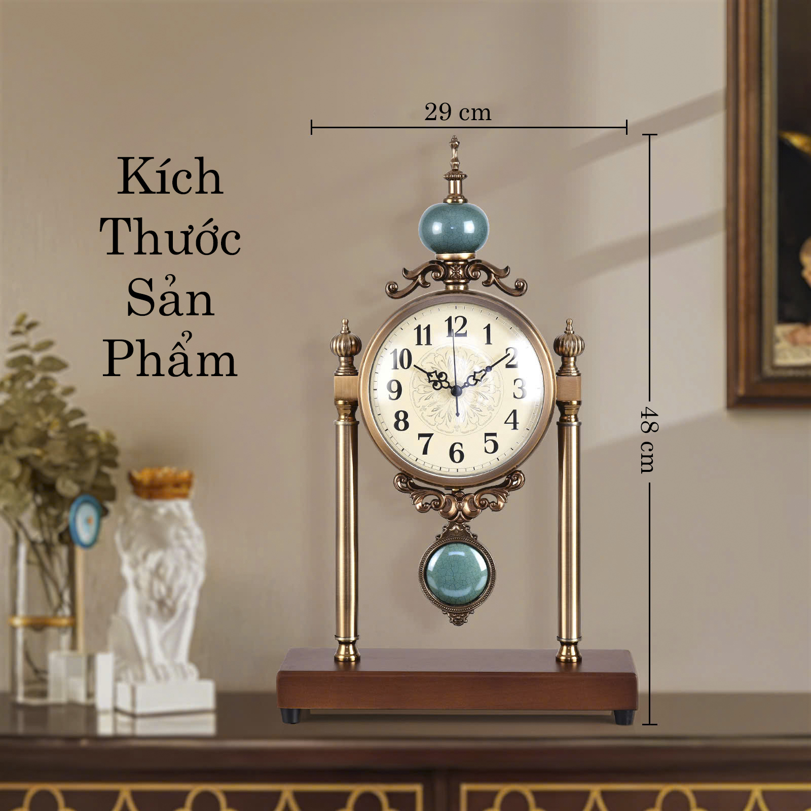 Đồng Hồ Để Bàn Phong Cách Cổ Điển_thumbnail_3