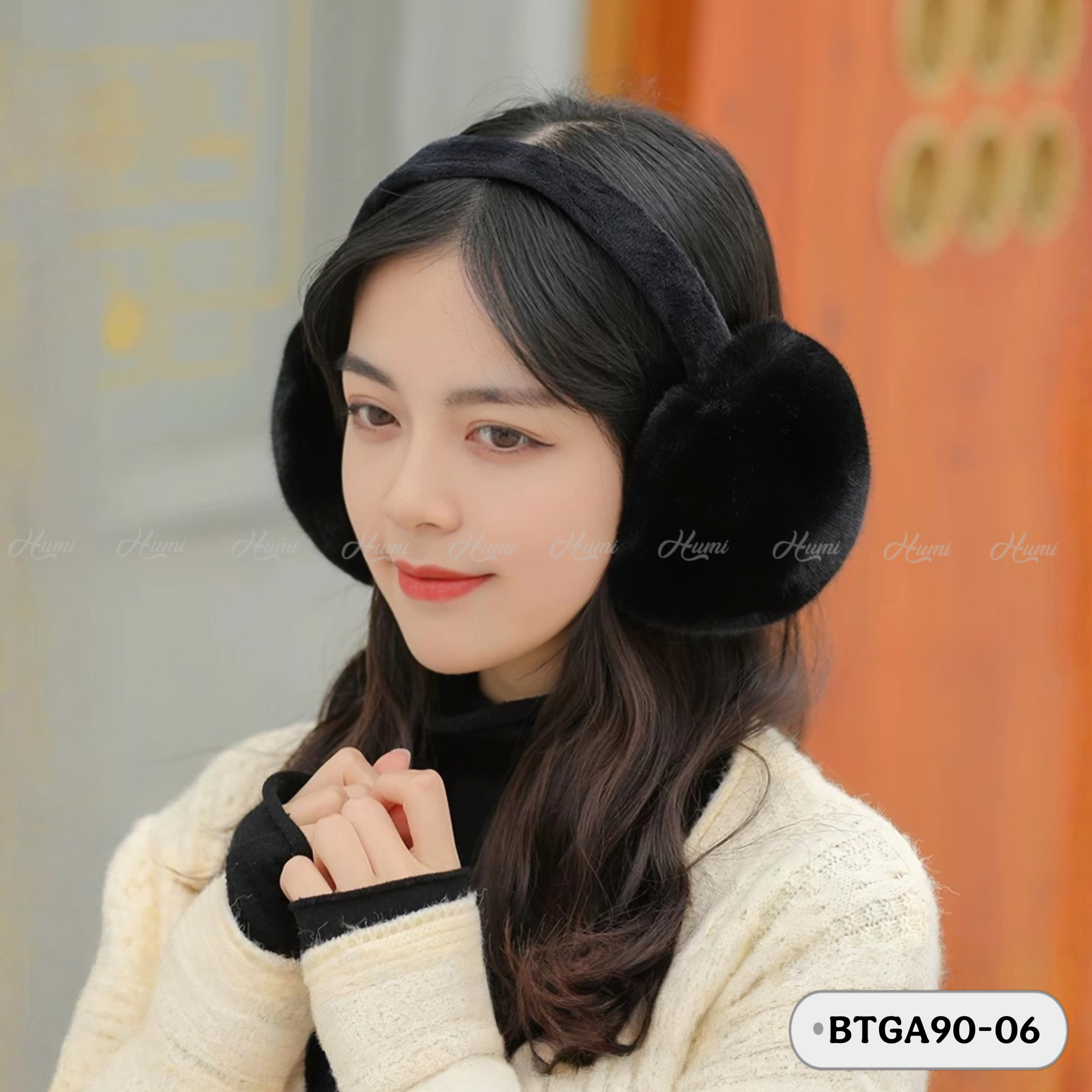 BỊT TAI GIỮ ẤM (BTGA90-06 Đen)