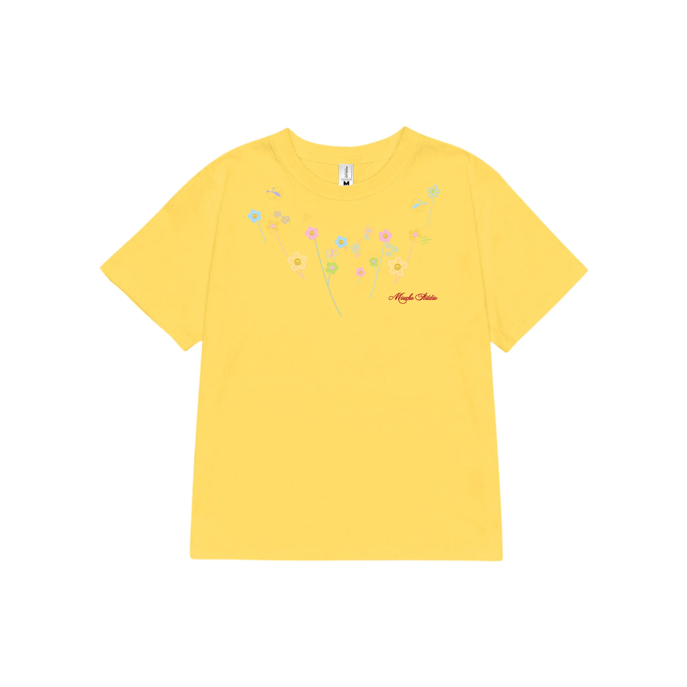 Áo baby tee nữ chuẩn form tôn dáng Miucho vải cotton co giãn 2 chiều thoáng mát cổ tròn in mix 2652_thumbnail_12