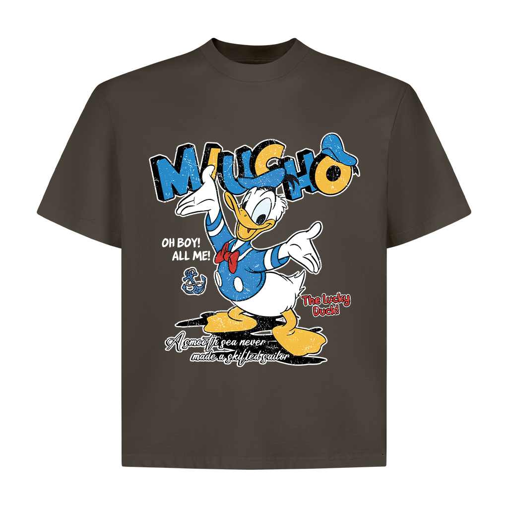 Áo thun boxy in mix AXD2367 Miucho chất vải cotton 2 chiều mềm mại thoáng mát dày dặn