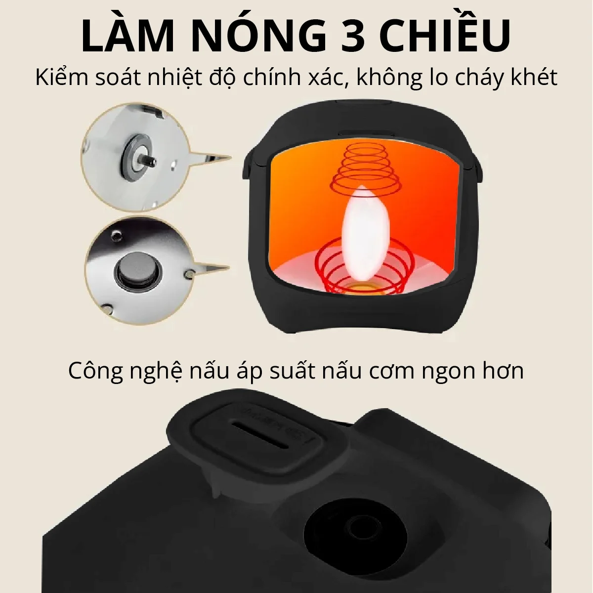 Nồi cơm điện lòng sứ 0.8Lít Mishio MK365 tặng kèm nồi hầm chậm 1Lít_thumbnail_9