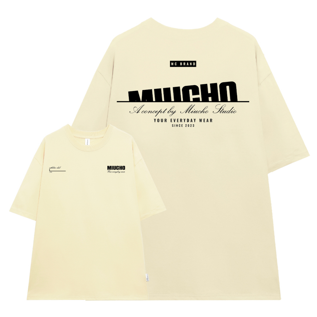 Áo thun nam form rộng ATD270 Miucho Man cotton cổ tròn in typography_thumbnail_8