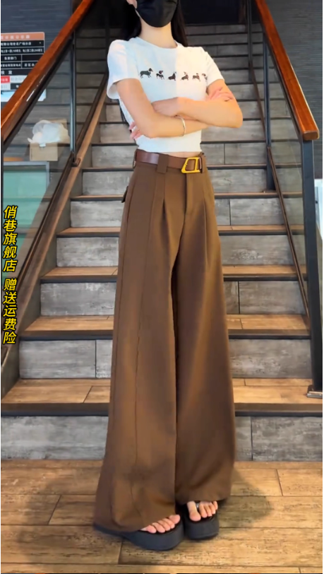 Quần Ống Rộng Công Sở Nữ – Kèm Thắt Lưng_thumbnail_4