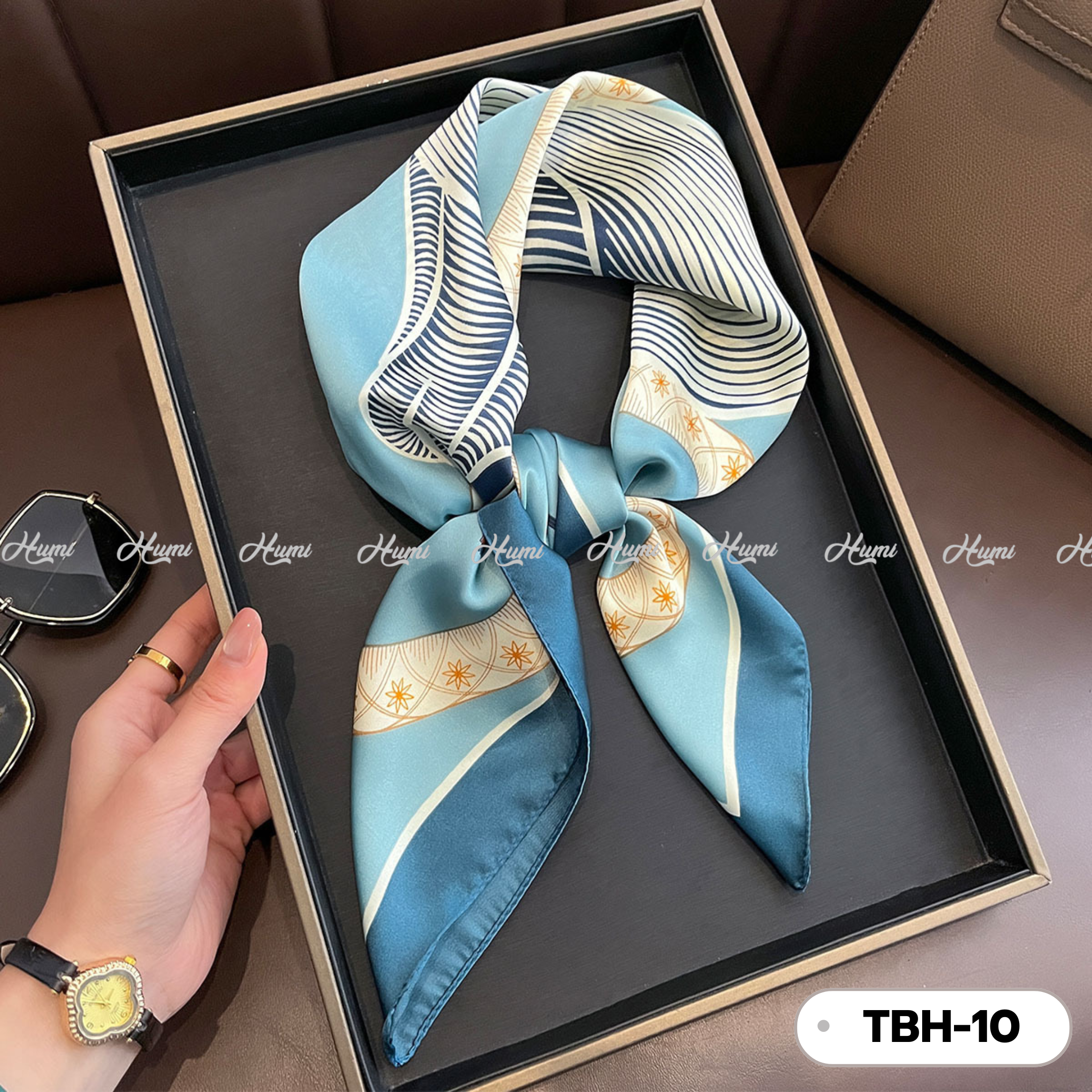 KHĂN LỤA VUÔNG HQ 70x70CM (TBH10)