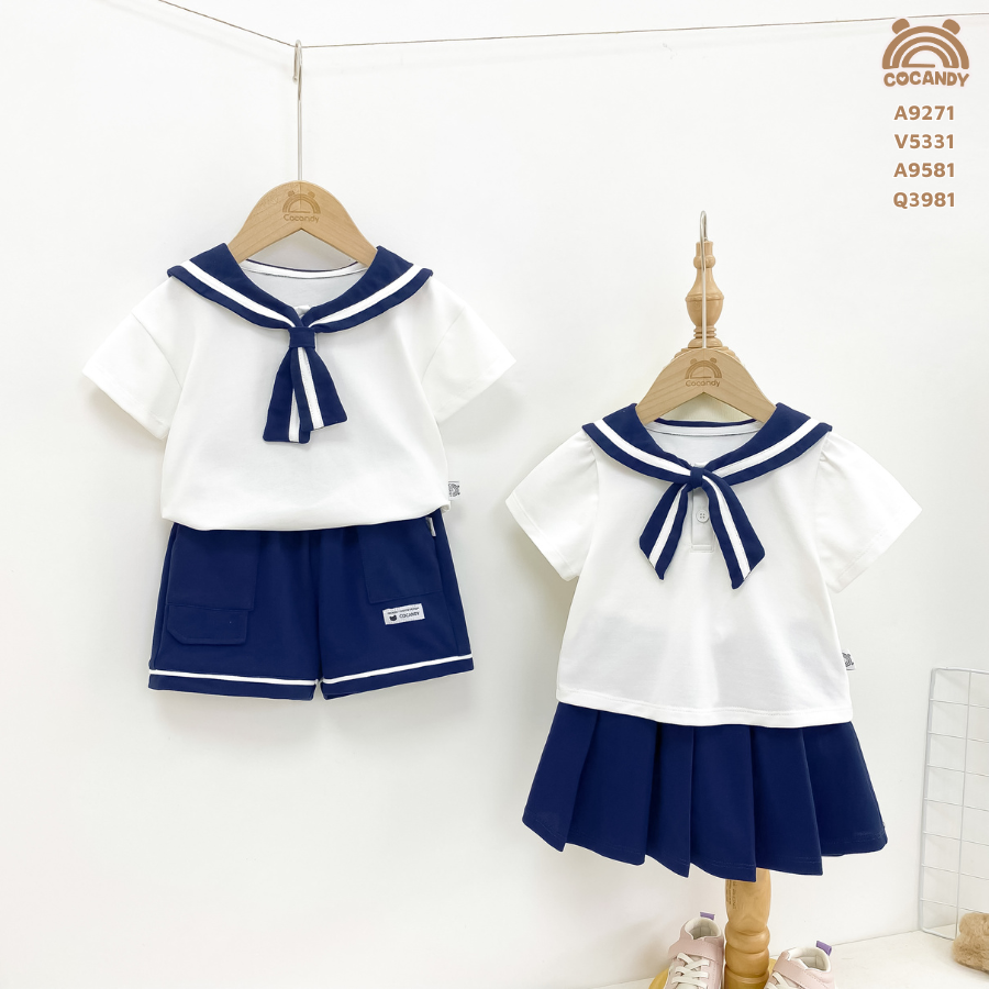 Áo cộc TRẮNG cổ thủy thủ xanh than sọc_thumbnail_6