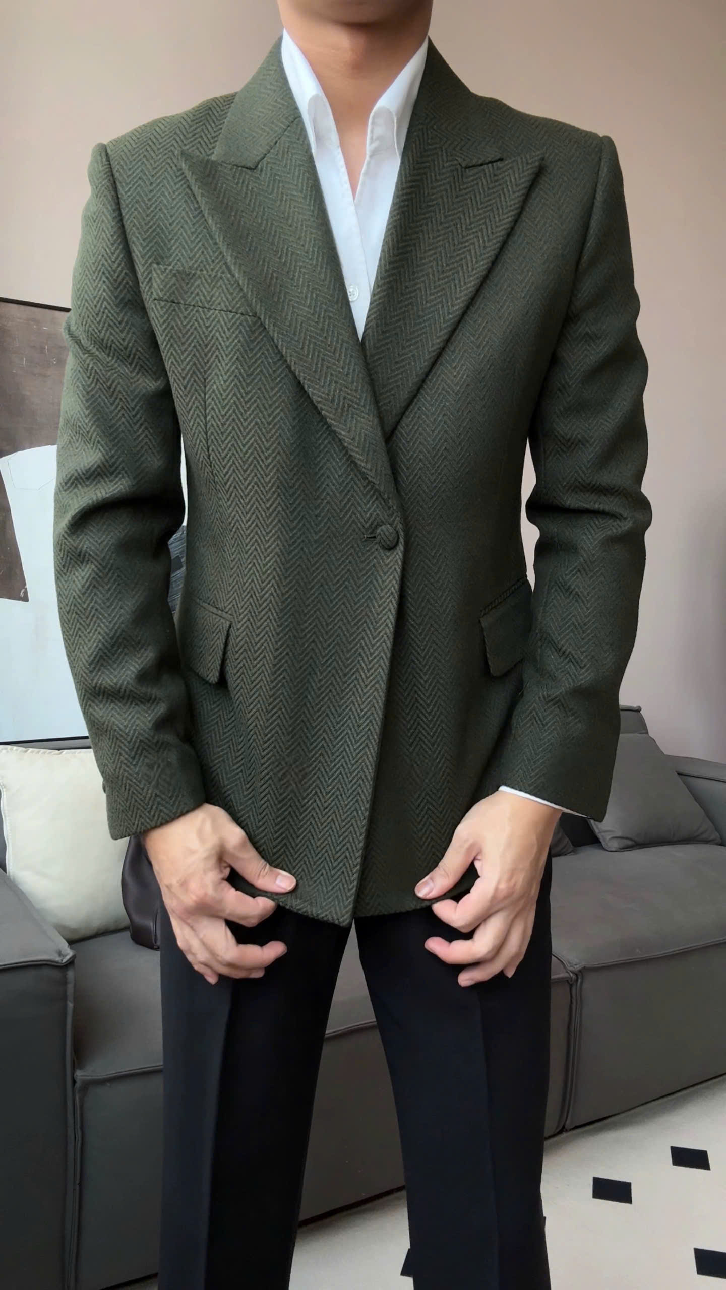 Áo Blazer Cotswolds Nền Vải Herringbone_thumbnail_6