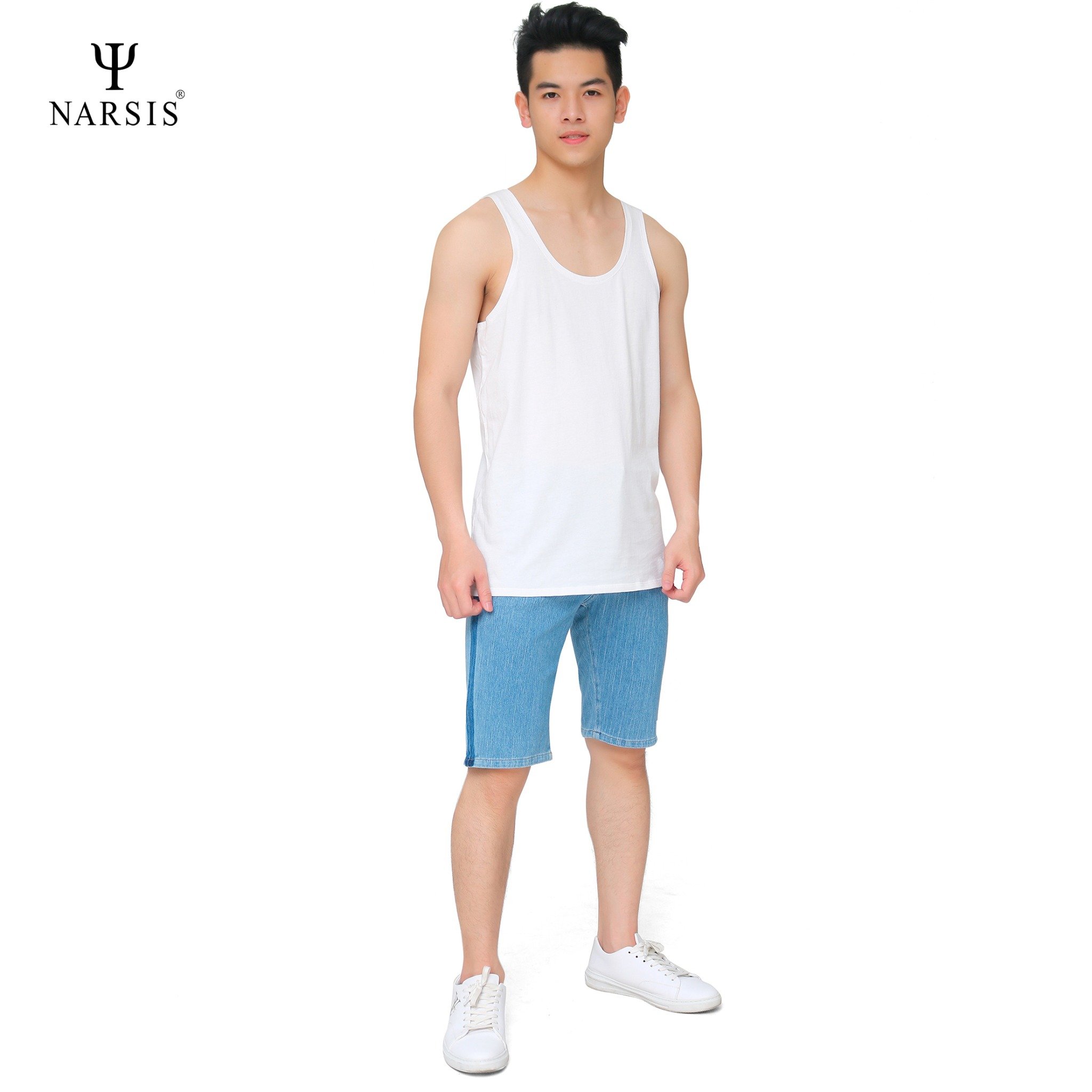 ÁO MAY Ô NAM D0009A NARSIS VẢI COTTON MỀM MẠI, CO GIÃN TỐT, VẢI THOẢI MÁI VẬN ĐỘNG, HÚT ẨM TỐT_thumbnail_2