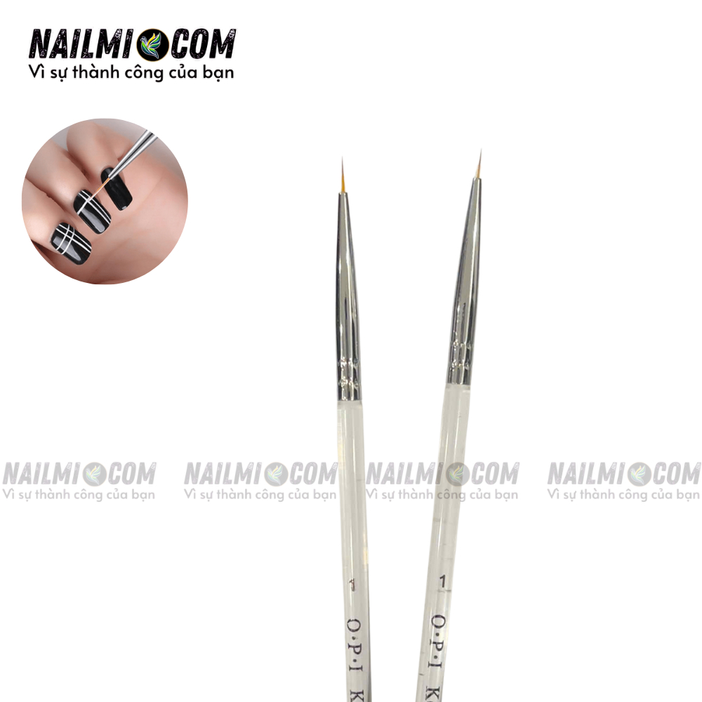 Cọ nét - cán râu vẽ móng tay - 9mm - OPI số 1 - cán trong_thumbnail_2