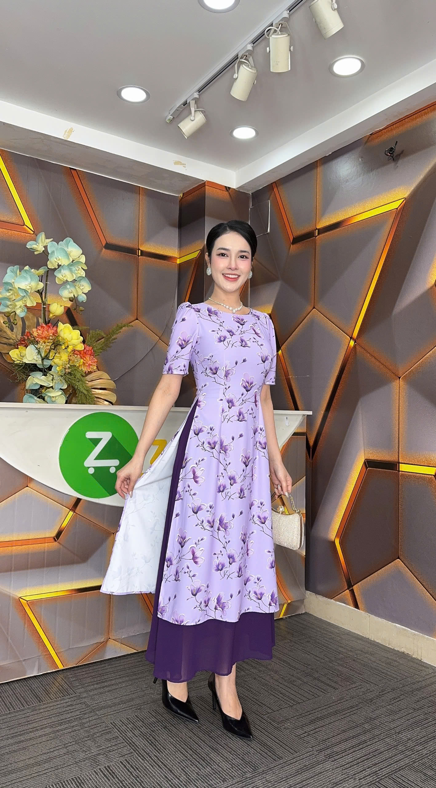 Đầm giả áo dài - Y1908 - Thương hiệu Zonbig_thumbnail_3