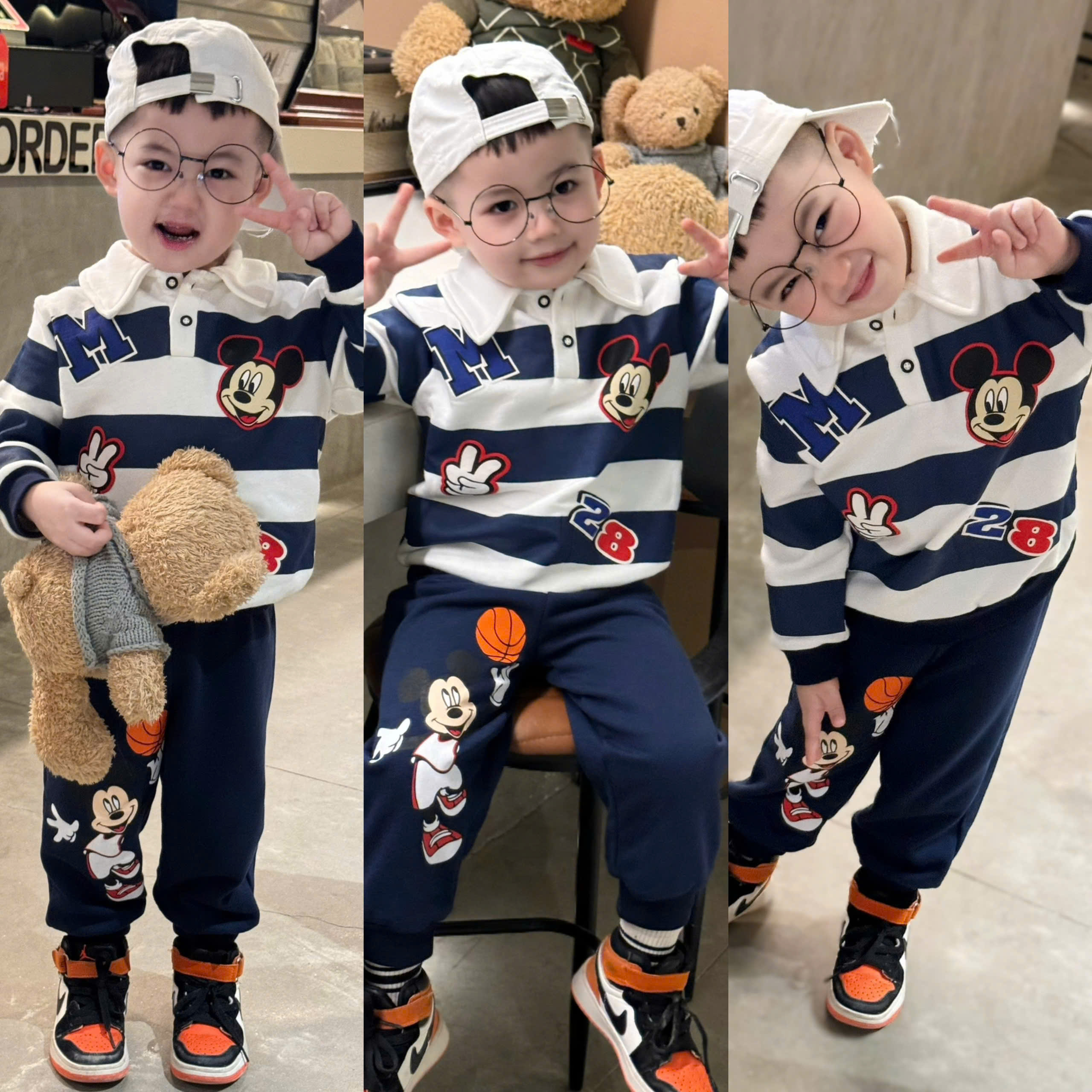 K75 BỘ DÀI TAY MICKEY SỌC SỐ 28- A210.420