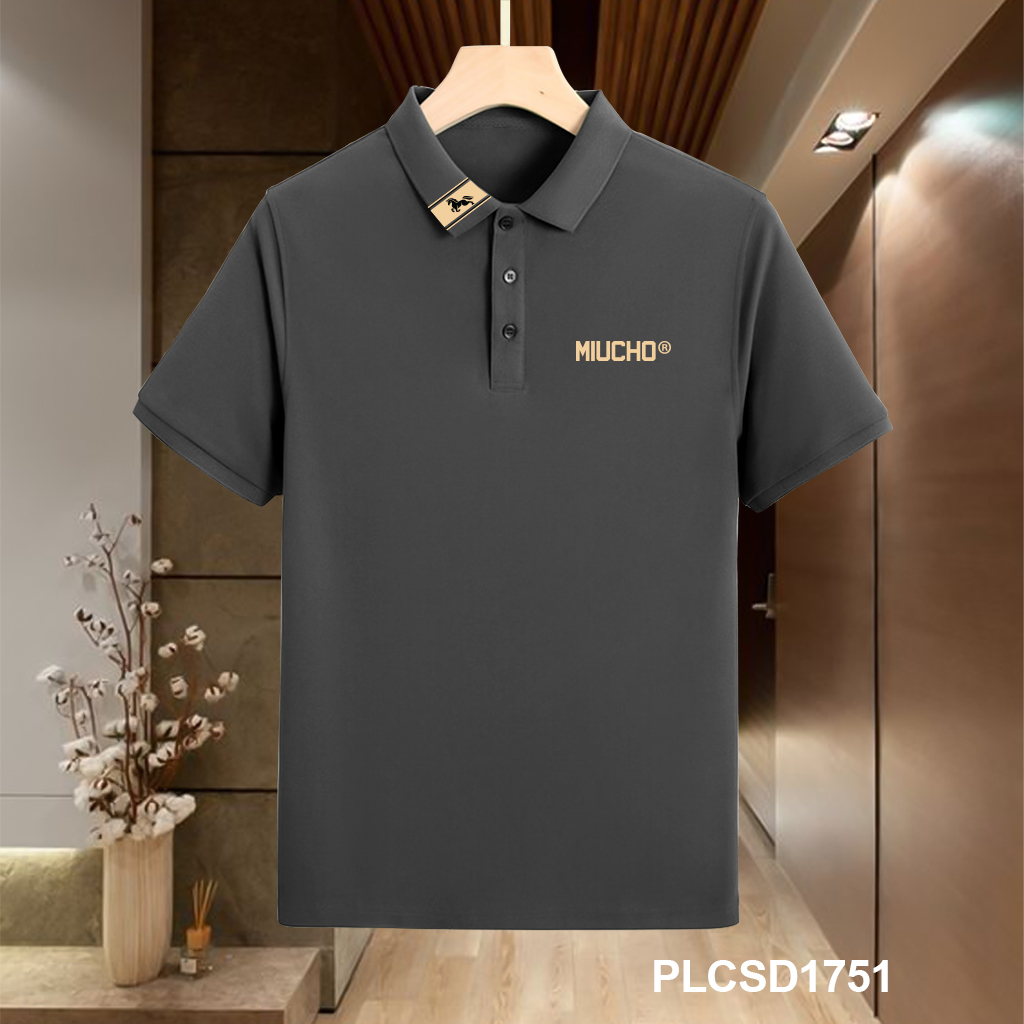 Áo polo nam form vừa vải cá sấu đứng form thoáng mát 1751 Miucho Iconic in basic_thumbnail_5