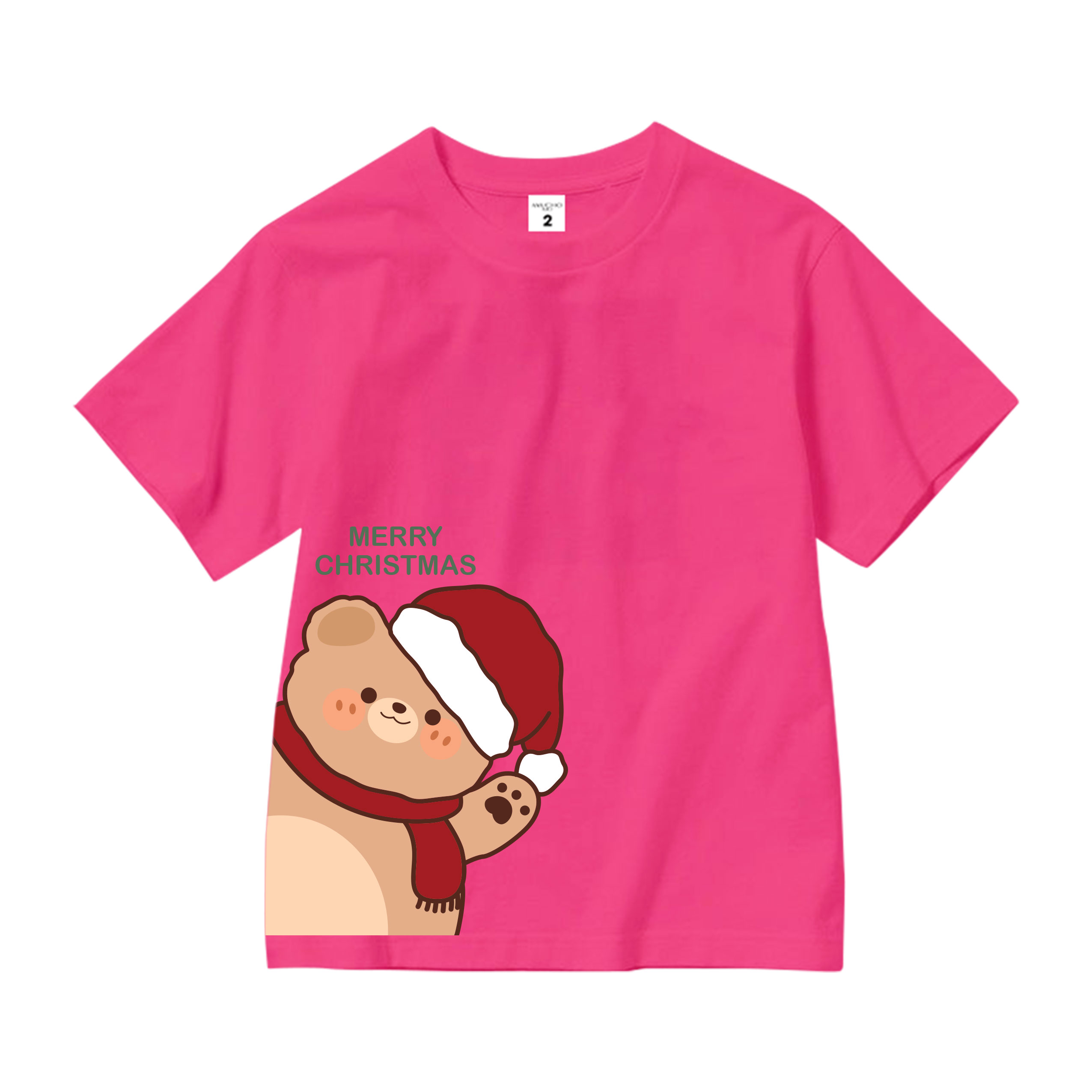 Áo thun bé trai giáng sinh noel form rộng vải cotton co giãn thoải mái AED1710 Miucho Kid in artwork_thumbnail_12