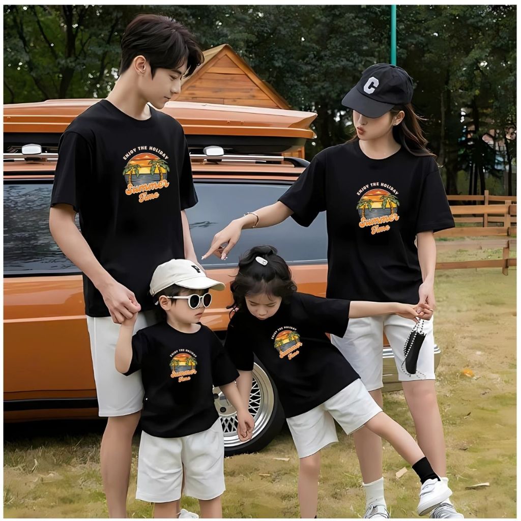 [Form rộng] Áo phông gia đình in hình Mặt trời 3-4-5 người - LOZA RT3044-AT3044_thumbnail_2