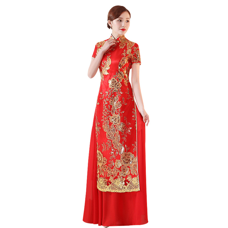 [MS000033] 🔥 Tỏa Sáng Với Áo Dài Cách Tân Đính Ren Lấp Lánh_thumbnail_4