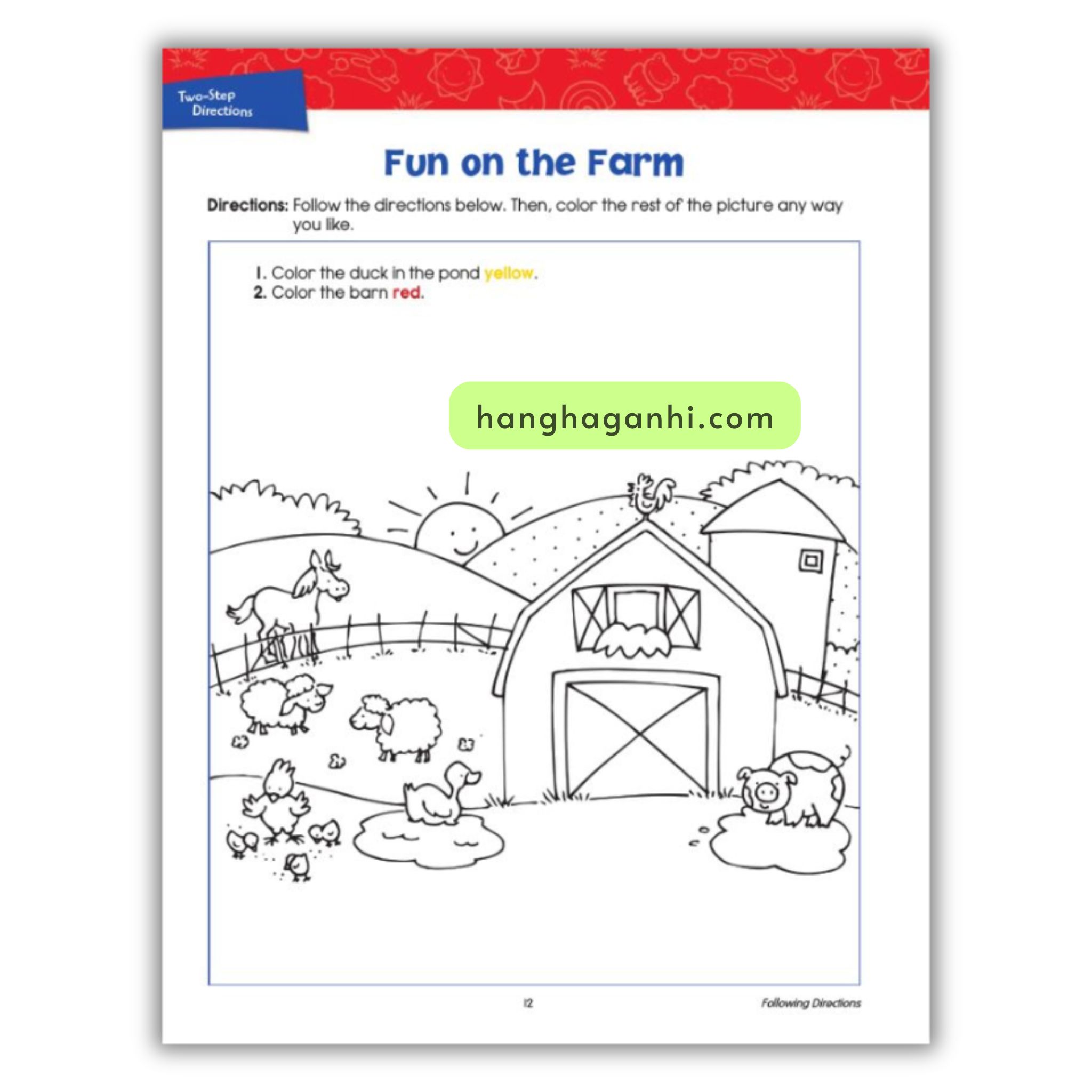 Spectrum 3+ Following Directions Basic Beginnings, sách Mỹ cho bé_thumbnail_5