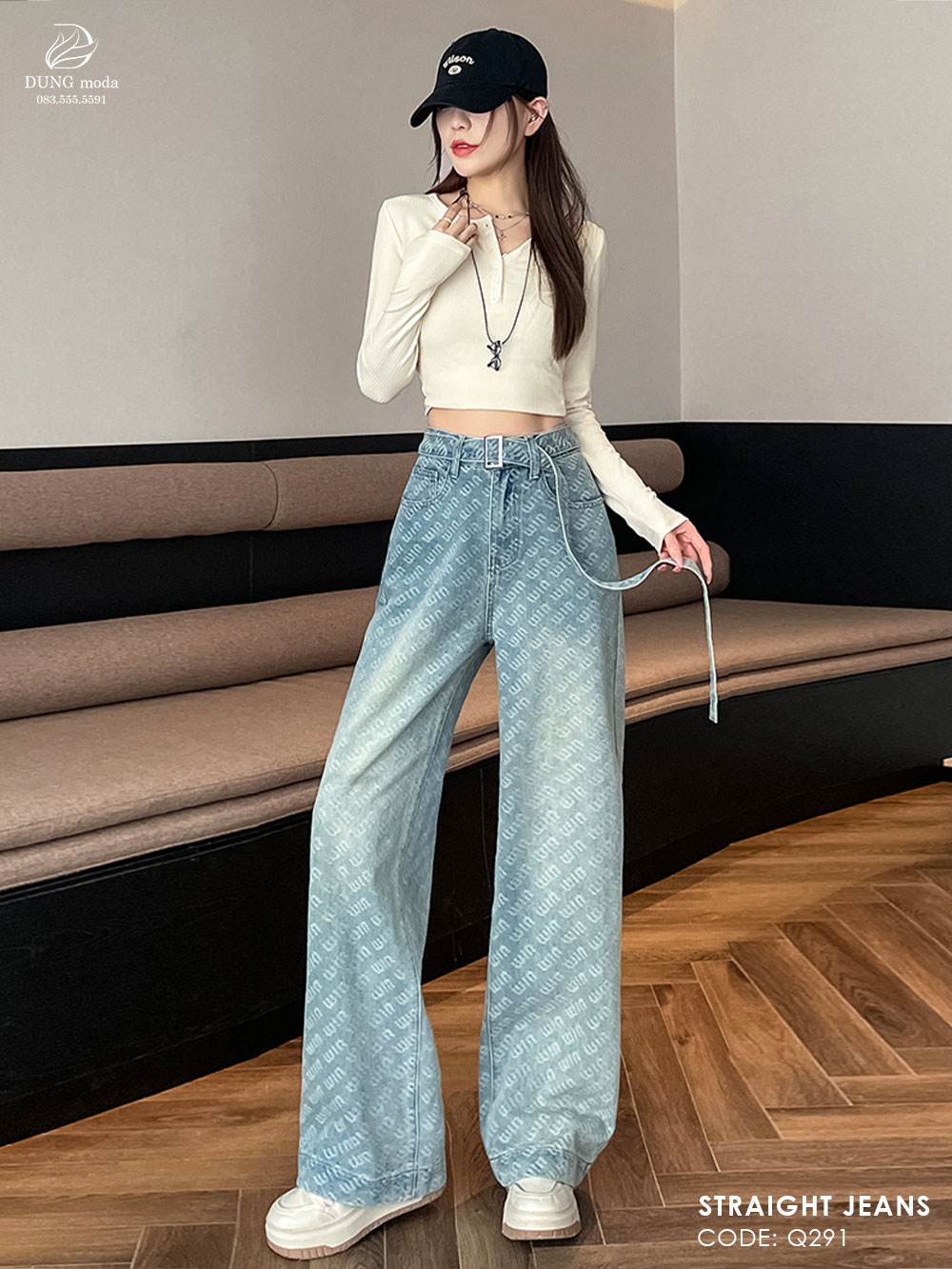 Quần Jean Suông DungModa Q291 2208_thumbnail_3